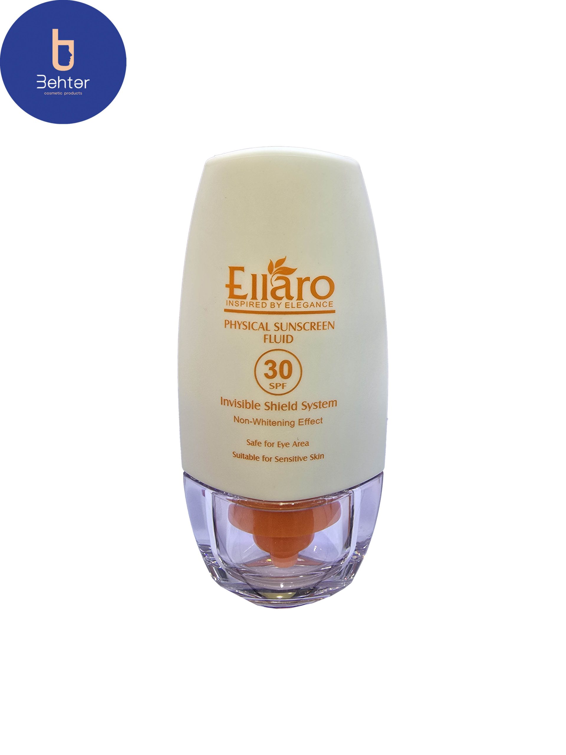ضد آفتاب فلویید فیزیکال SPF 30 الارو 50میل Ellaro Physical Fluid Sunscreen SPF 30 50ml