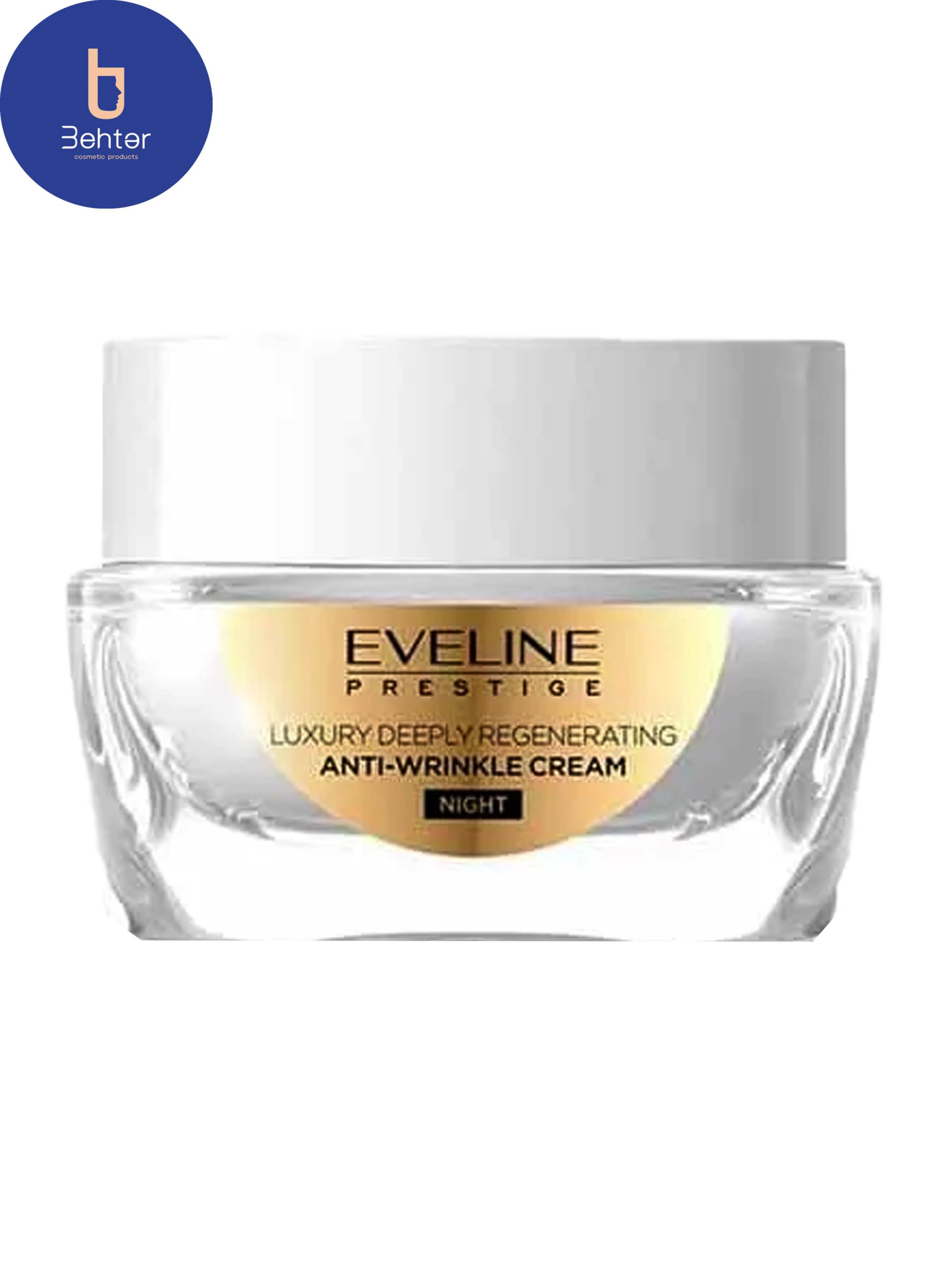 کرم ضد چروک صورت خاویار و حلزون 24K اولاین 50میل Eveline 24K Caviar and Snail Anti-Wrinkle Face Cream,50ml