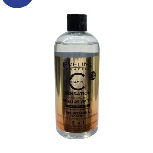میسلار واتر 3 در 1 ویتامین C اولاین 400میل Eveline Micellar Water 3 in 1 Vitamin C, 400ml