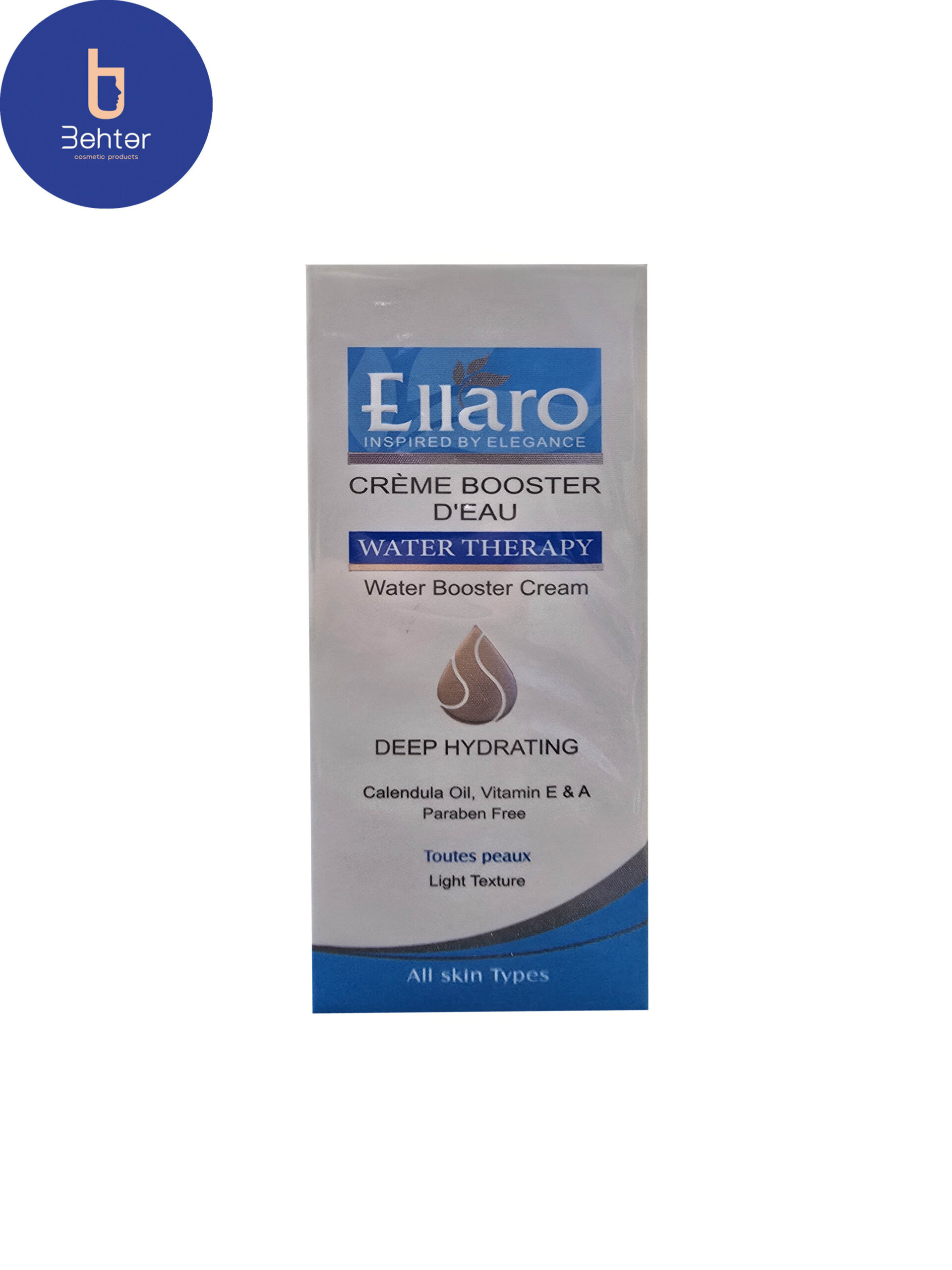 کرم آبرسان صورت ویتامین E الارو 50میل Ellaro Vitamin E Moisturizing Face Cream 50ml