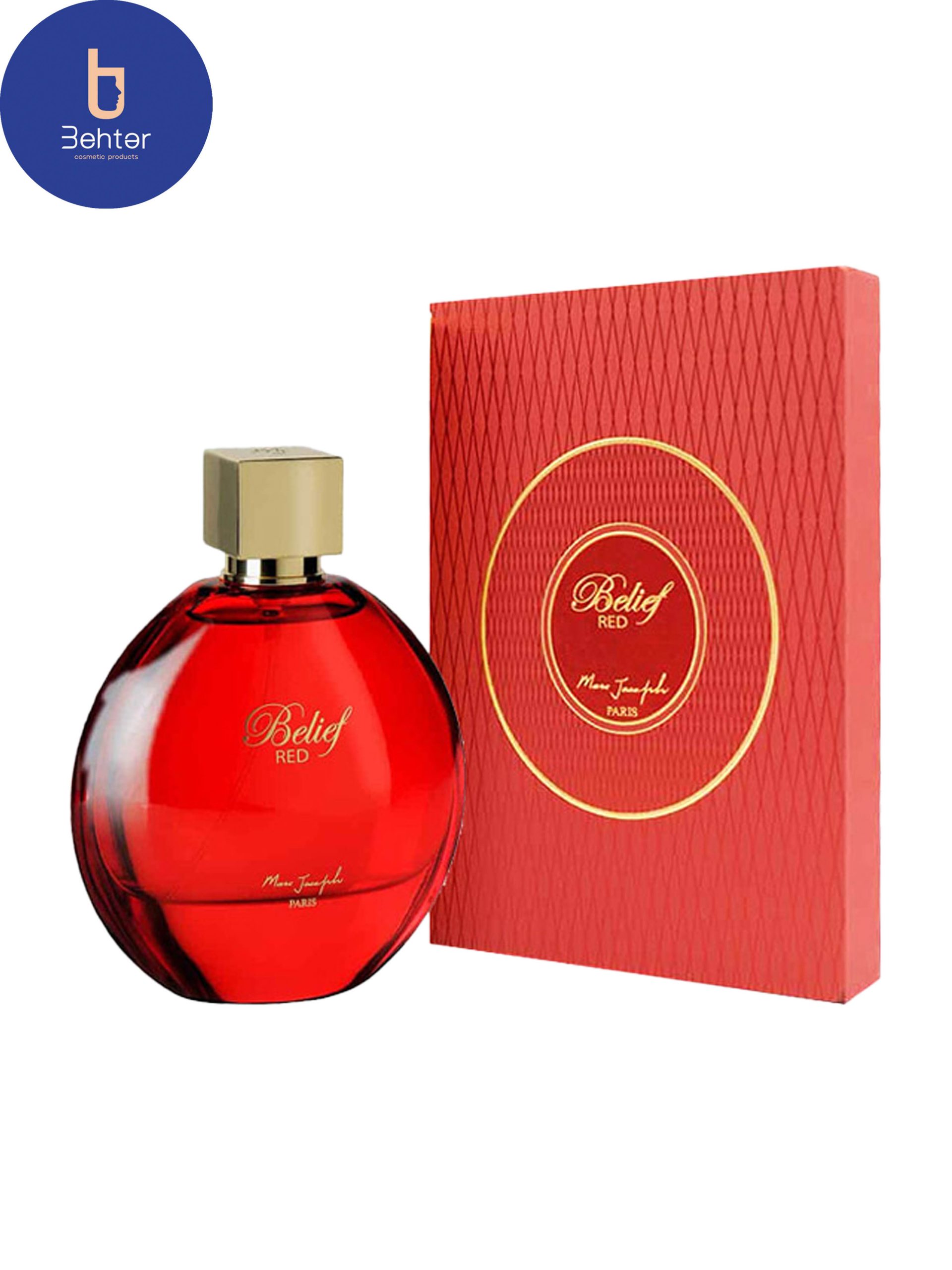 عطر ادکلن مارک جوزف Belief red اسانس کازاموراتی زرجوف بوکت ایده آل حجم 100میل Marc Joseph Belief Red , Xerjoff Casamorati Bouquet Ideale essence Cologne Perfume, 100ml