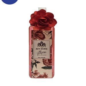 بادی اسپلش برند الفامونت اسانس گوچی فلورا حجم 260میل Body Splash Brand Alfa monte Gucci Flora Essential Oil Volume ,260ml