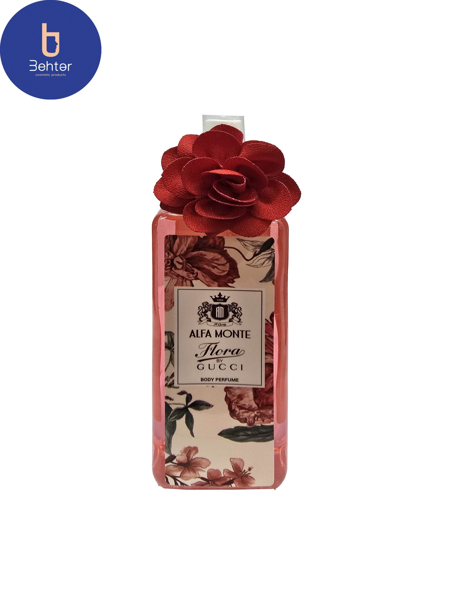 بادی اسپلش برند الفامونت اسانس گوچی فلورا حجم 260میل Body Splash Brand Alfa monte Gucci Flora Essential Oil Volume ,260ml