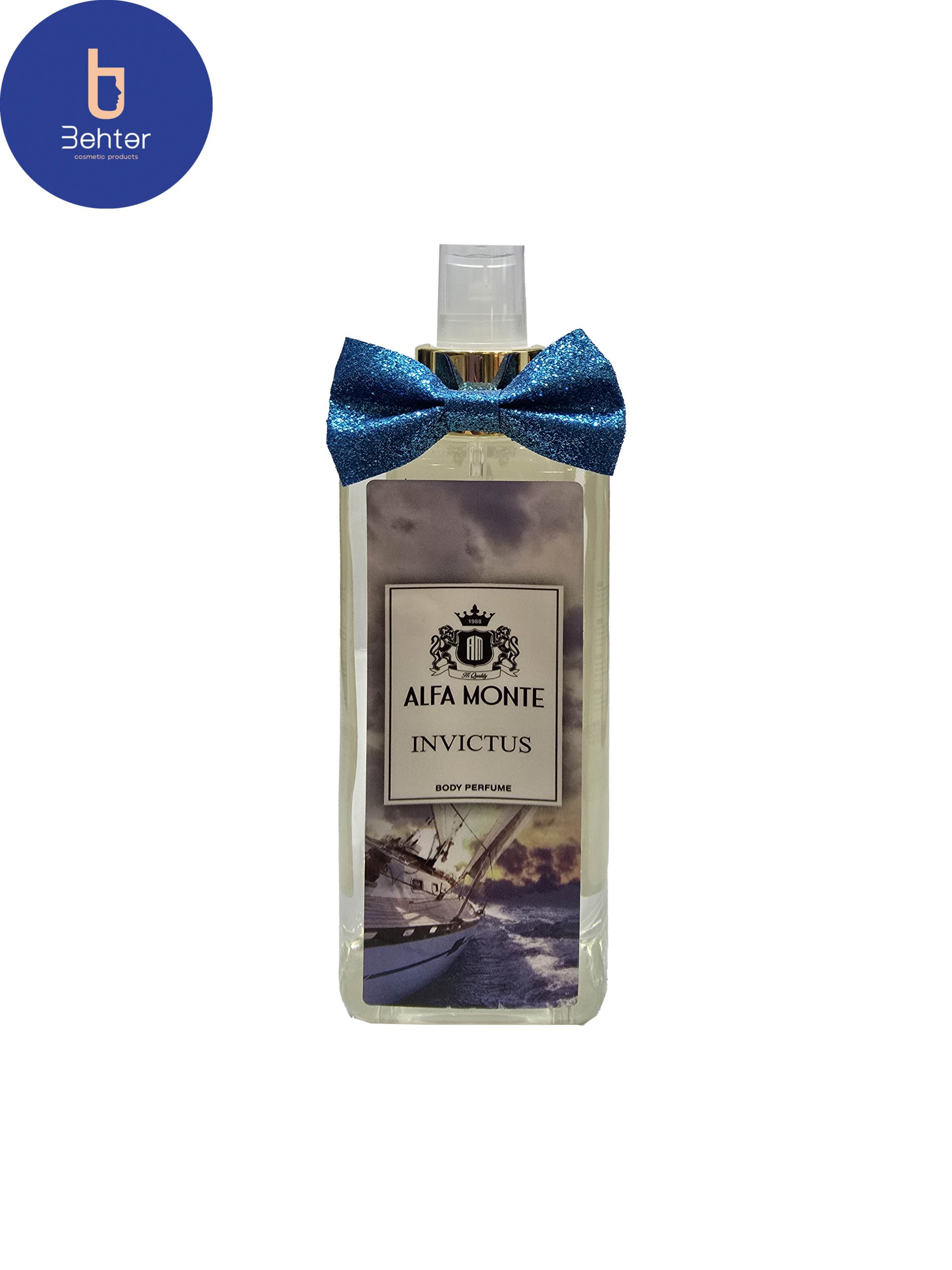 بادی اسپلش برند الفامونت اسانس اینوکتوس پاکو رابان حجم 260میل Body Splash Brand Alfa monte Paco Rabanne Invictus Essence Volume 260ml
