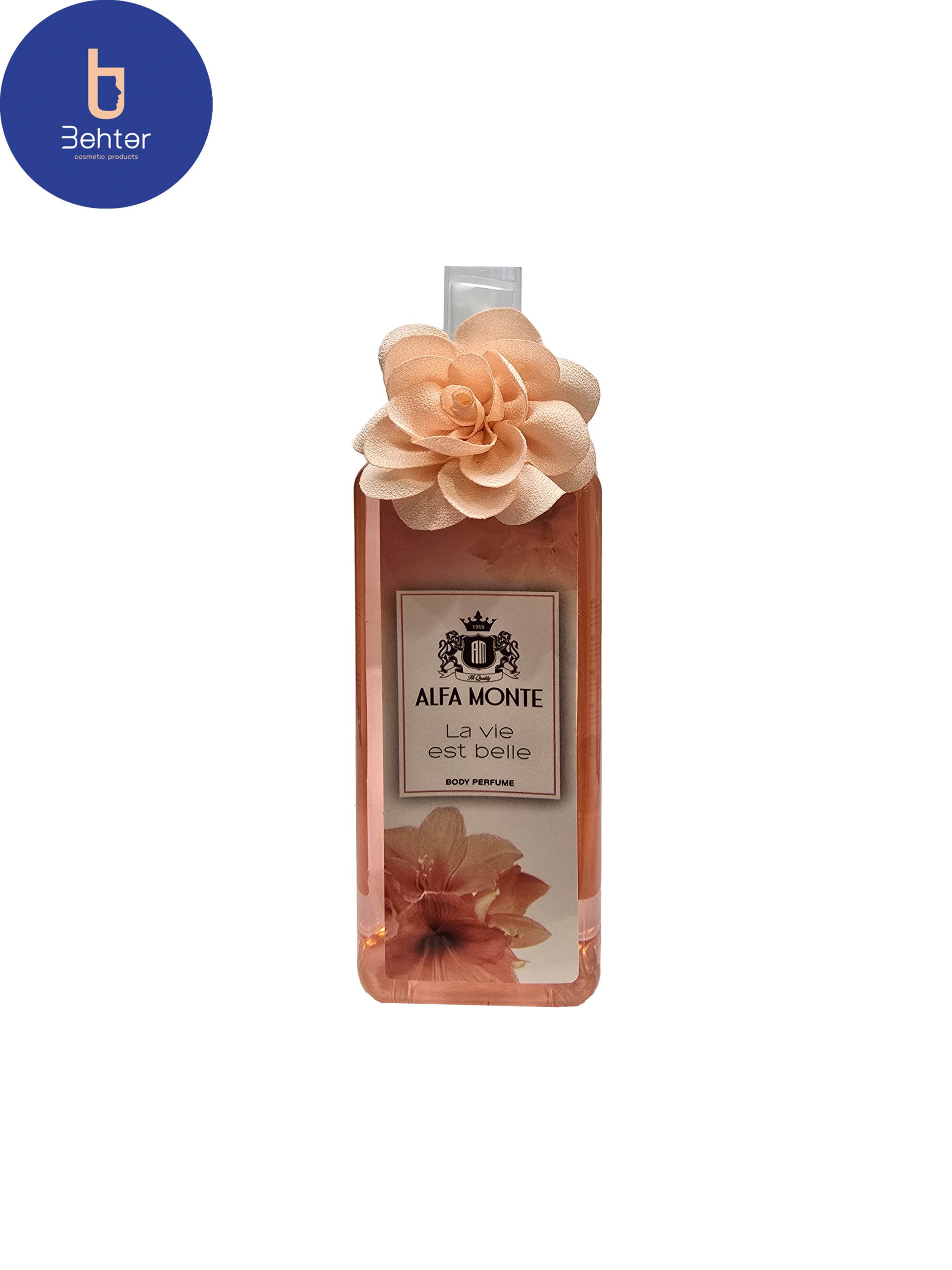 بادی اسپلش برند الفامونت اسانس لانکوم لاویست بل حجم 260میل Body Splash Brand Alfa monte Lancome Laviste Belle Essence Volume 260ml