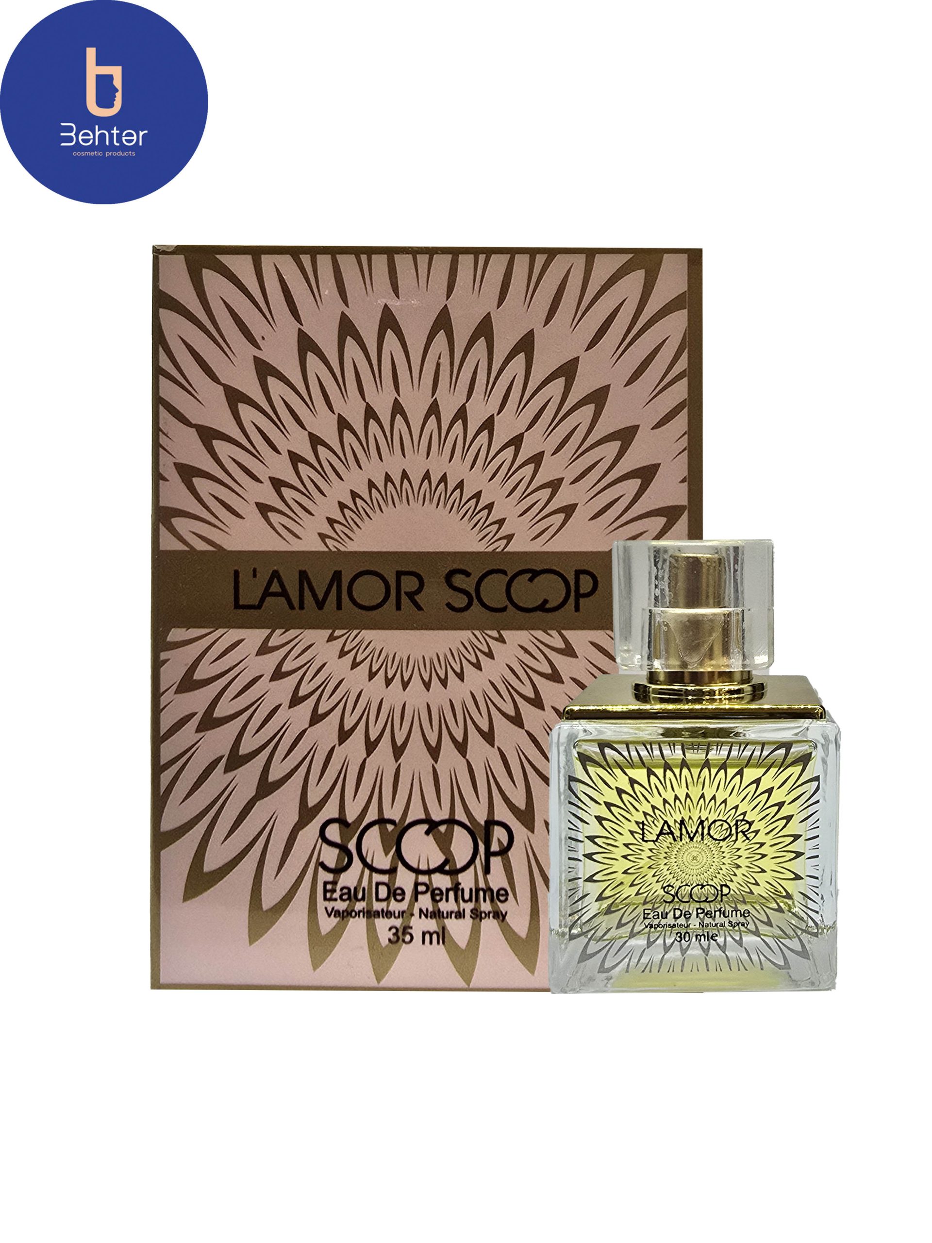 عطر ادکلن مینیاتوری اسکوپ اسانس لالیک لامور زنانه حجم 30میلLalique Lamour women’s Miniature Scoop Cologne perfume, 30ml
