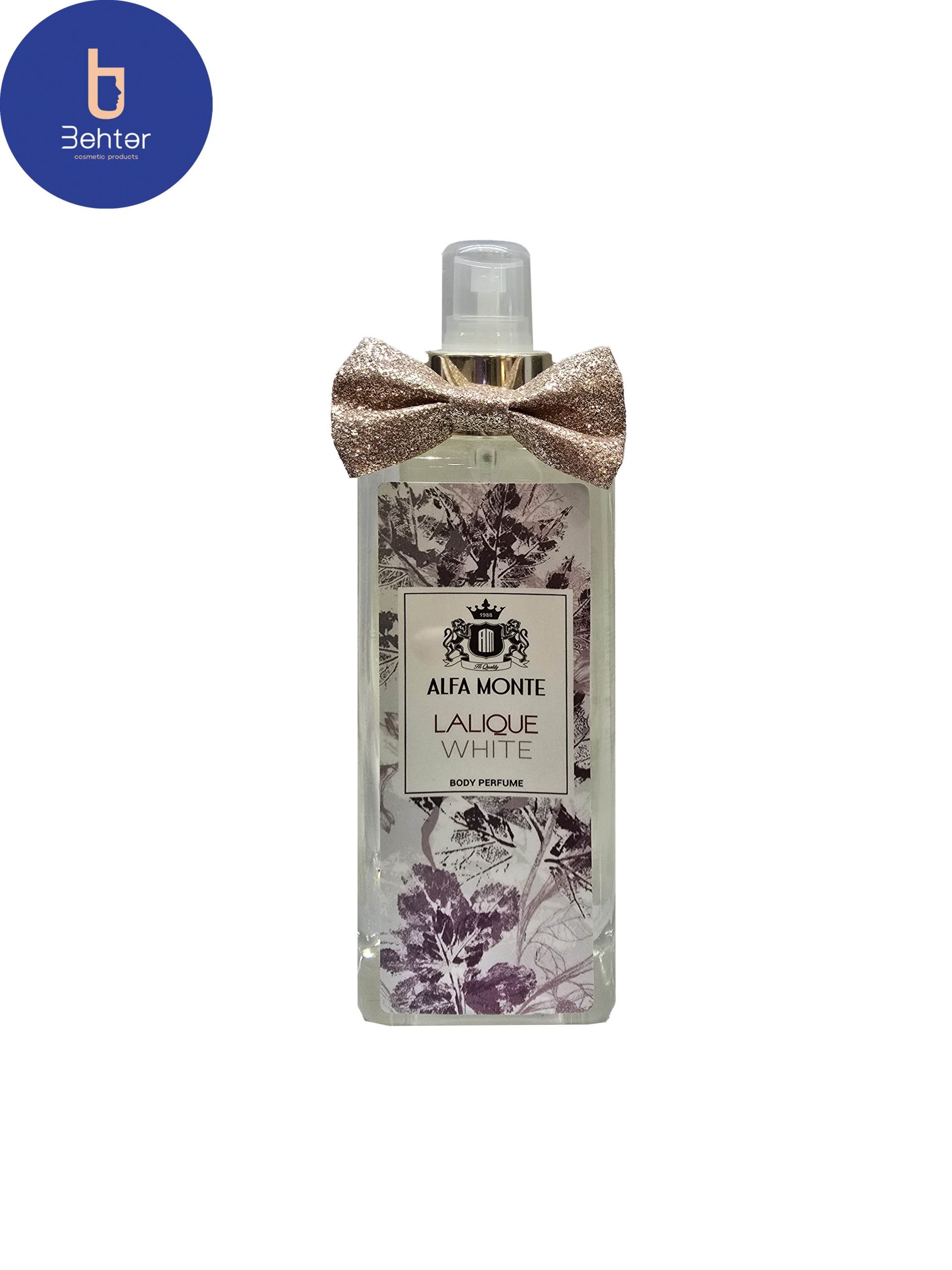 بادی اسپلش برند الفامونت اسانس لالیک سفید حجم 260میل Body Splash Brand Alfa monte White Lalique Essence Volume 260ml