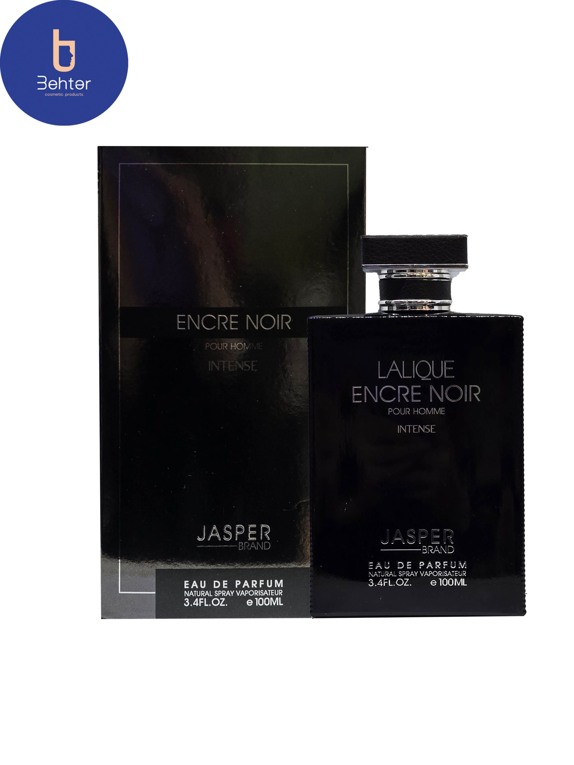 عطر ادکلن جاسپر اسانس  لالیک مشکی حجم 100میل Jasper Black Lalique Essence Perfume and Cologne,100ml