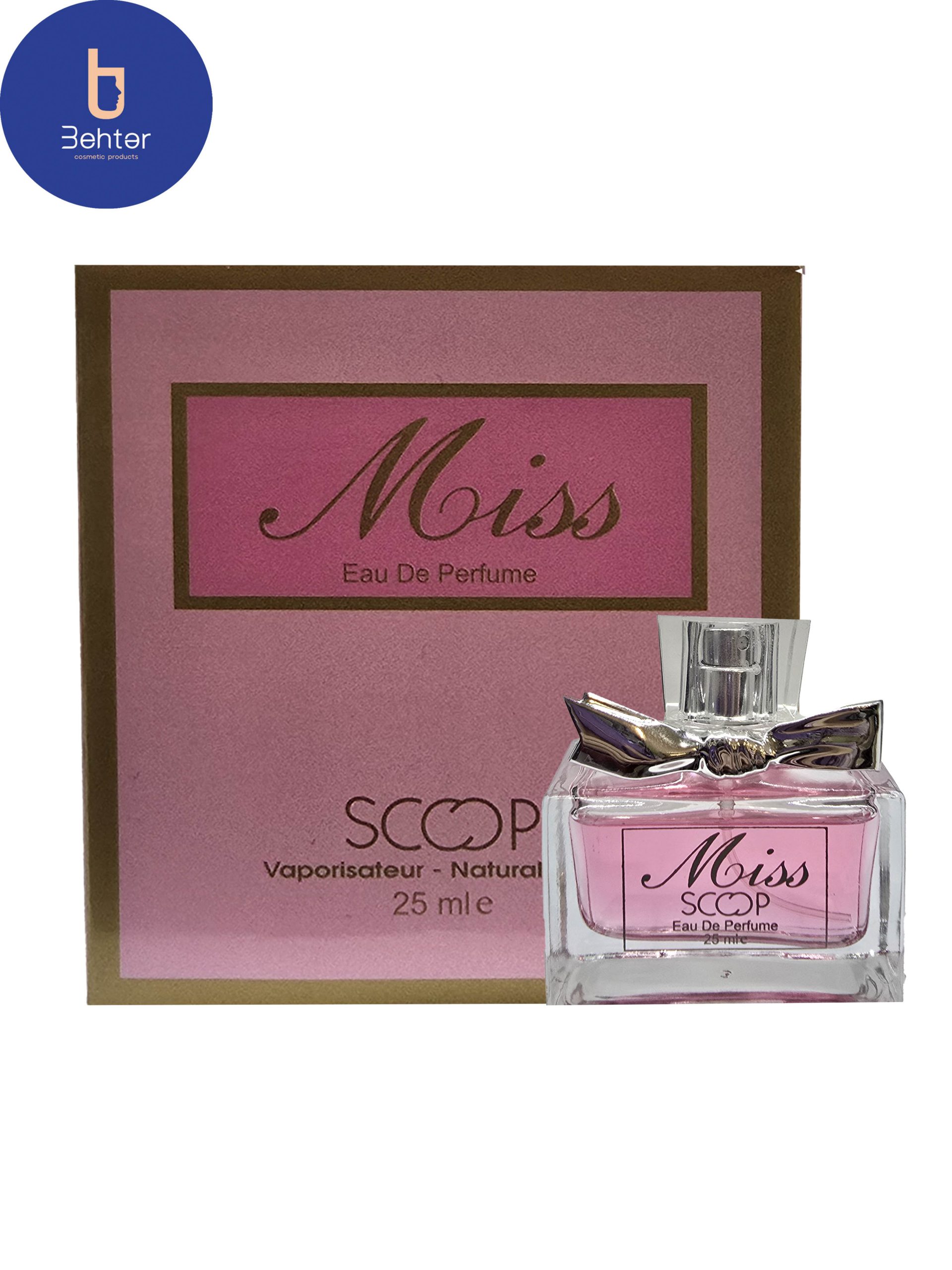 عطر ادکلن مینیاتوری اسکوپ اسانس میس دیور حجم25میل Miss Dior women’s Miniature Scoop Cologne Perfume ,25ml