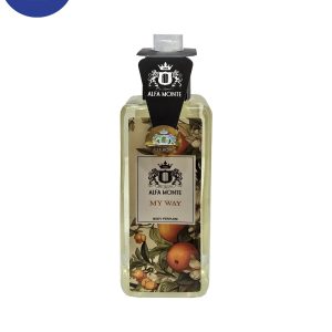 بادی اسپلش برند الفامونت اسانس مای وی حجم 260میل Body Splash Brand Alfa monte My Way Essential Oil Volume 260ml