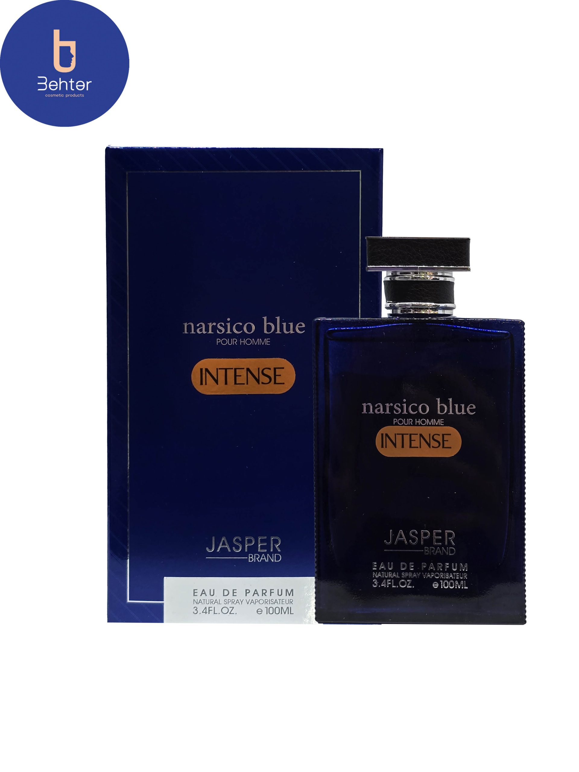 عطر ادکلن جاسپر اسنس نارسیس رودریگز بلو نویر مردانه حجم 100میل Jasper narsico Rodriguez Blue Noir Essence Cologne perfum ,100ml