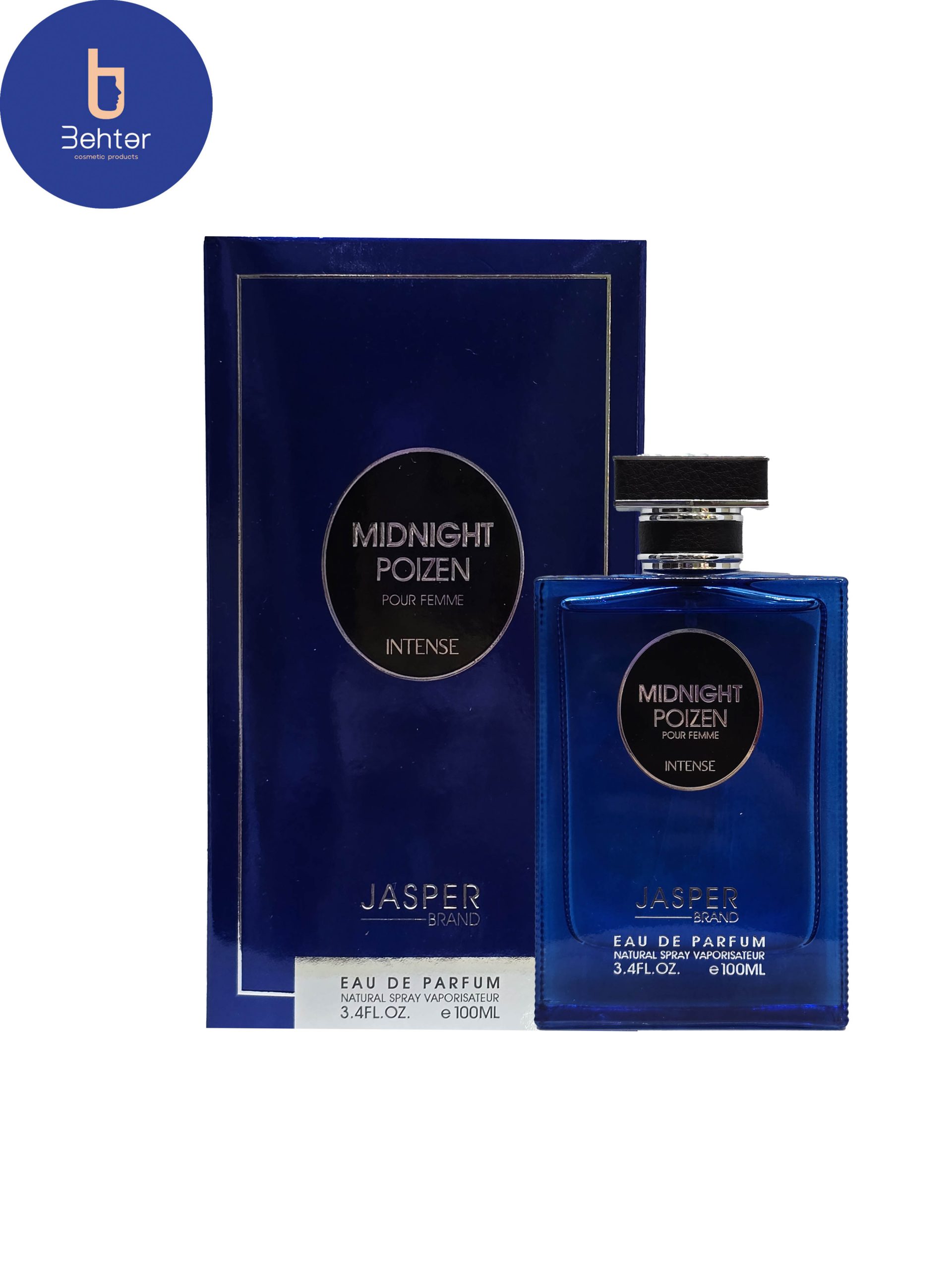 عطر ادکلن جاسپر اسانس دیور میدنایت پویزن حجم 100میل Jasper Dior Midnight Poison Essence Cologne Perfume ,100ml