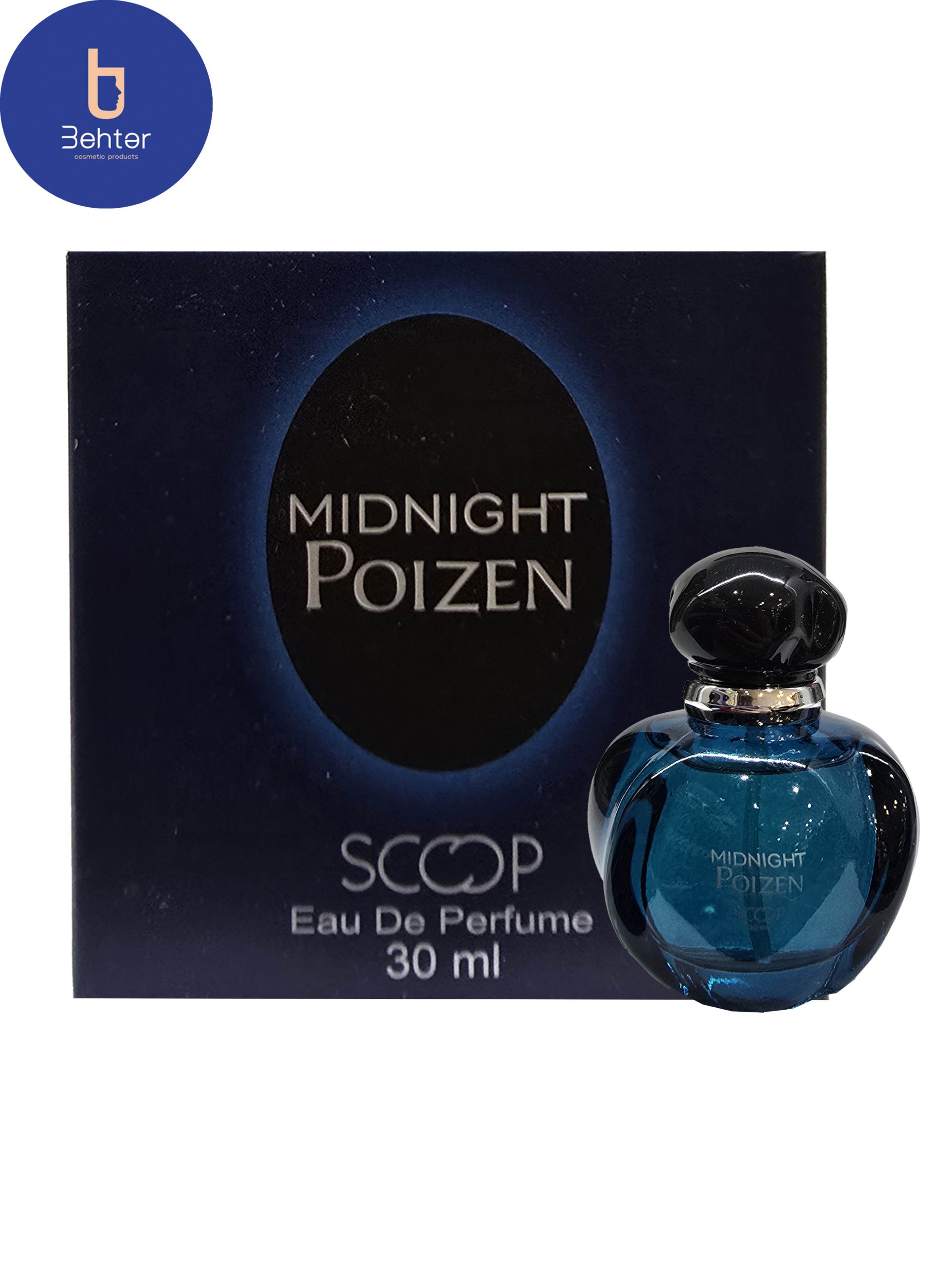 عطر ادکلن مینیاتوری اسکوپ اسانس میدنایت پویزن حجم 30میل Midnight Poison women’s Miniature Scoop Cologne Perfume ,30ml