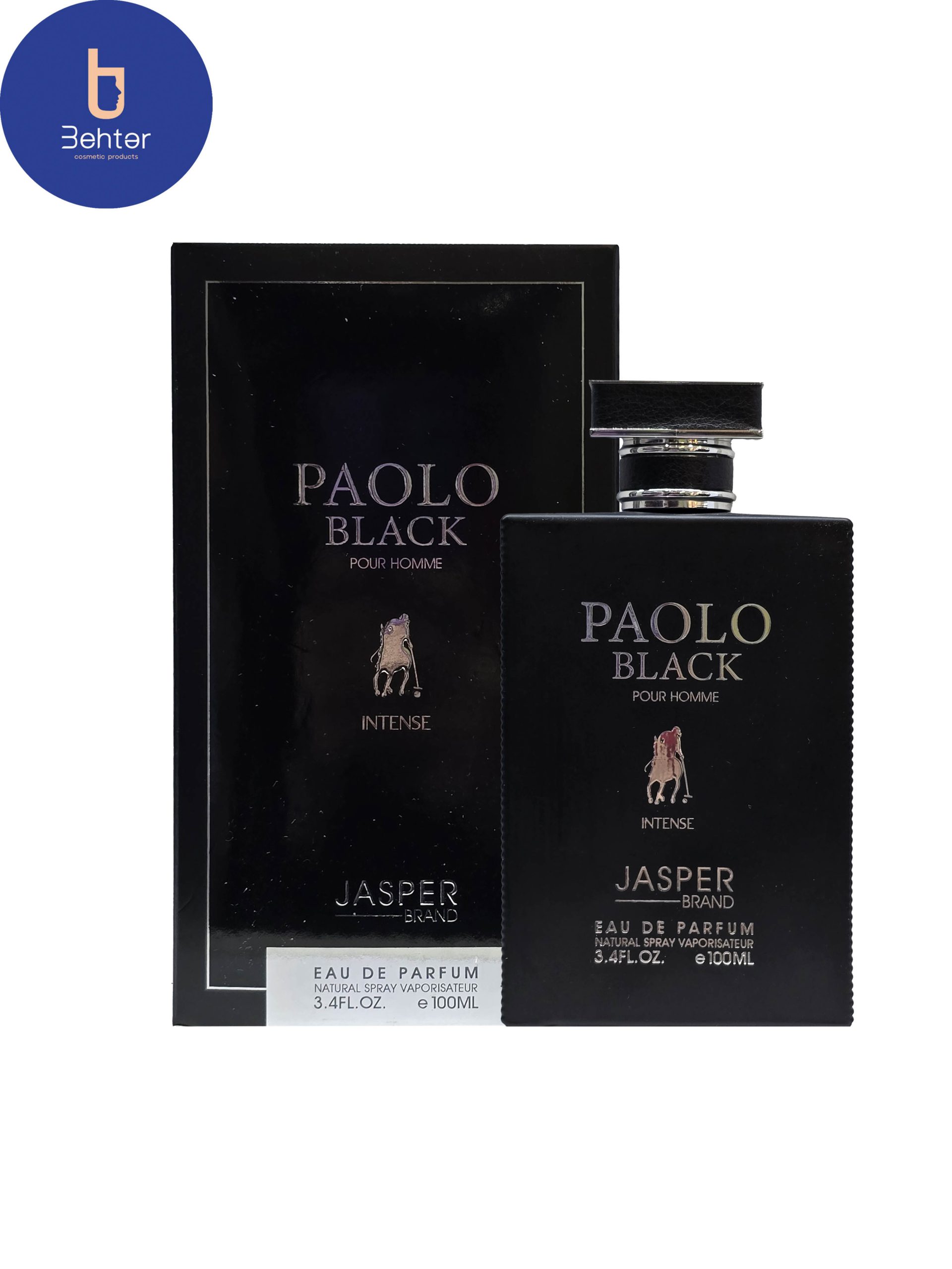 عطر ادکلن جاسپر اسانس رالف لورن پولو مشکی بلک حجم 100میل Jasper Ralph Lauren Polo Black essence cologne perfume ,100ml