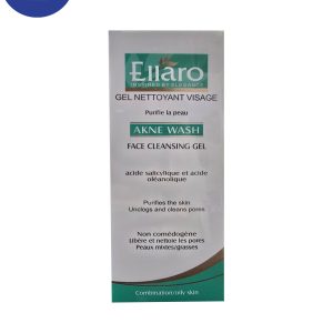 ژل شستشوی صورت آکنه واش الارو 150میل Ellaro Akne Wash Facial Wash Gel 150ml