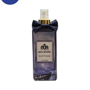 بادی اسپلش برند الفامونت اسانس دیور ساواج حجم 260میل Body Splash Brand Alfa monte Essence Dior Sauvage Volume 260ml