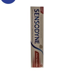 خمیر دندان اکشن سنسیتیو مخصوص دندان های حساس سنسوداین 75میل Sensodyne action sensibilite toothpaste for sensitive teeth 75ml