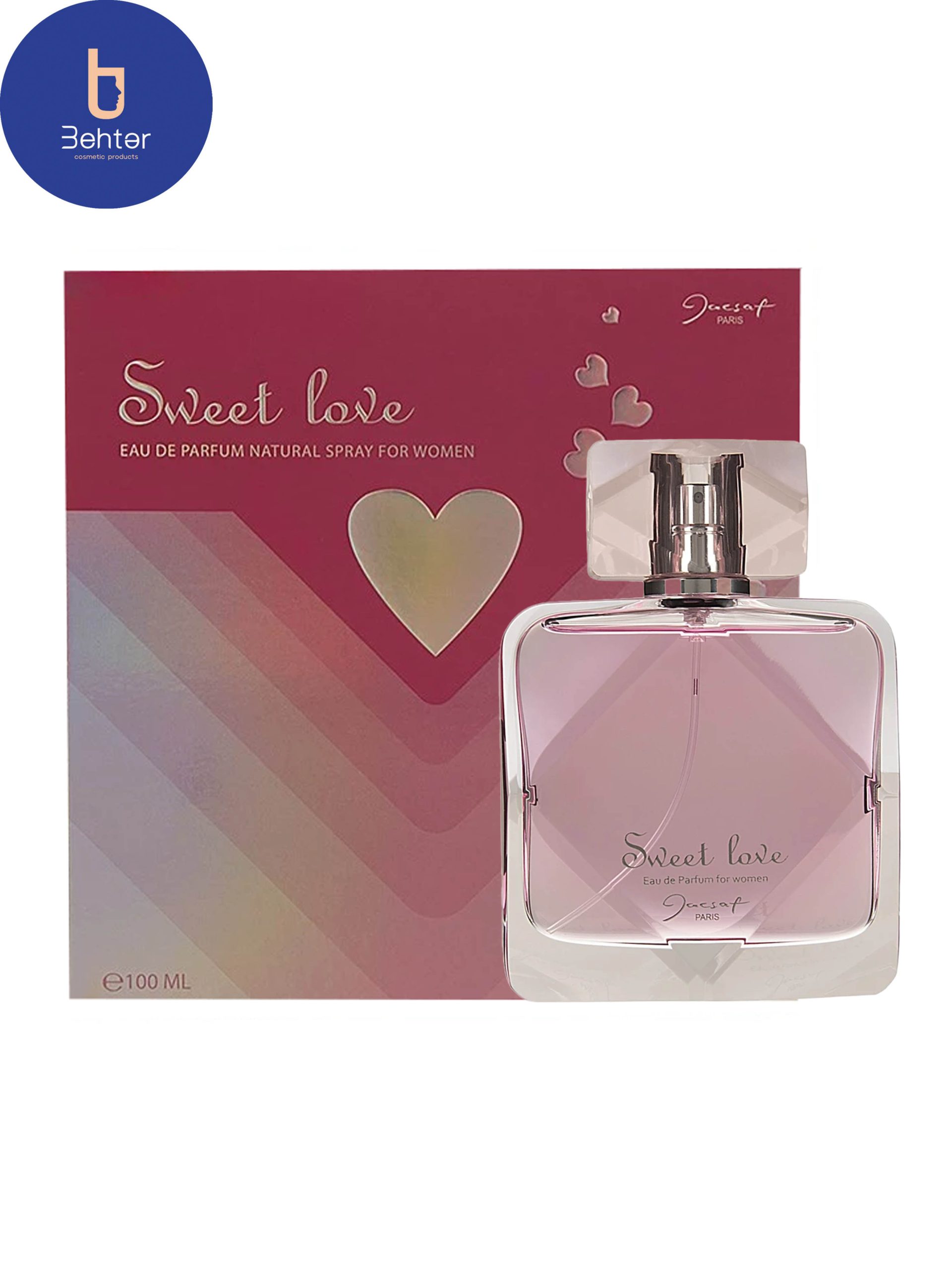 عطر ادکلن Jacsaf اسانس سوییت لاو (مشابه ویکتوریا سکرت) 100میل Jacsaf Sweet Love Essence  (Similar to Victoria’s Secret) Cologne perfum, 100ml