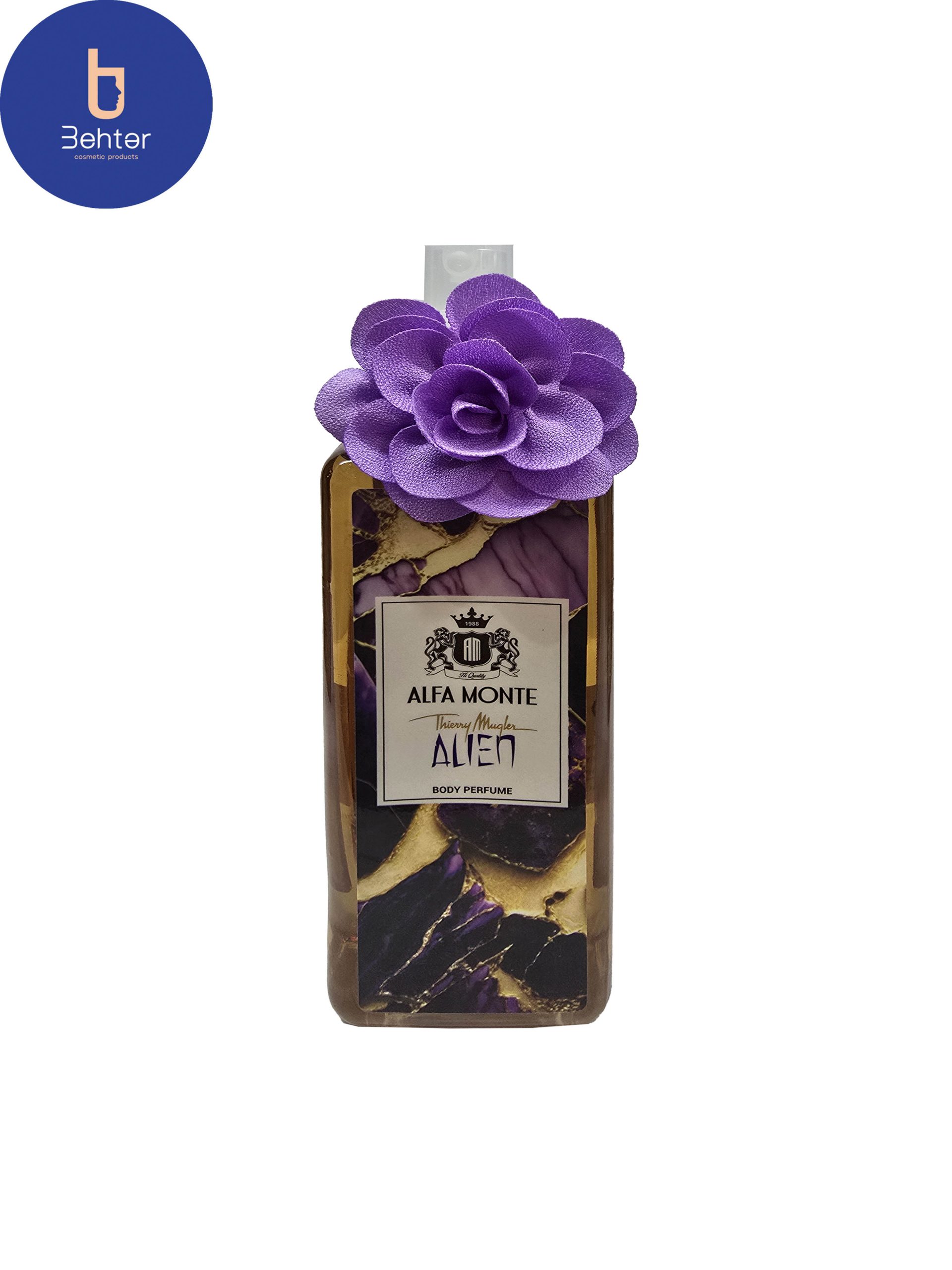 بادی اسپلش برند الفامونت اسانس الین موگلر حجم 260میل Body Splash Brand Alfa monte Mugler Alien Essence Volume ,260ml