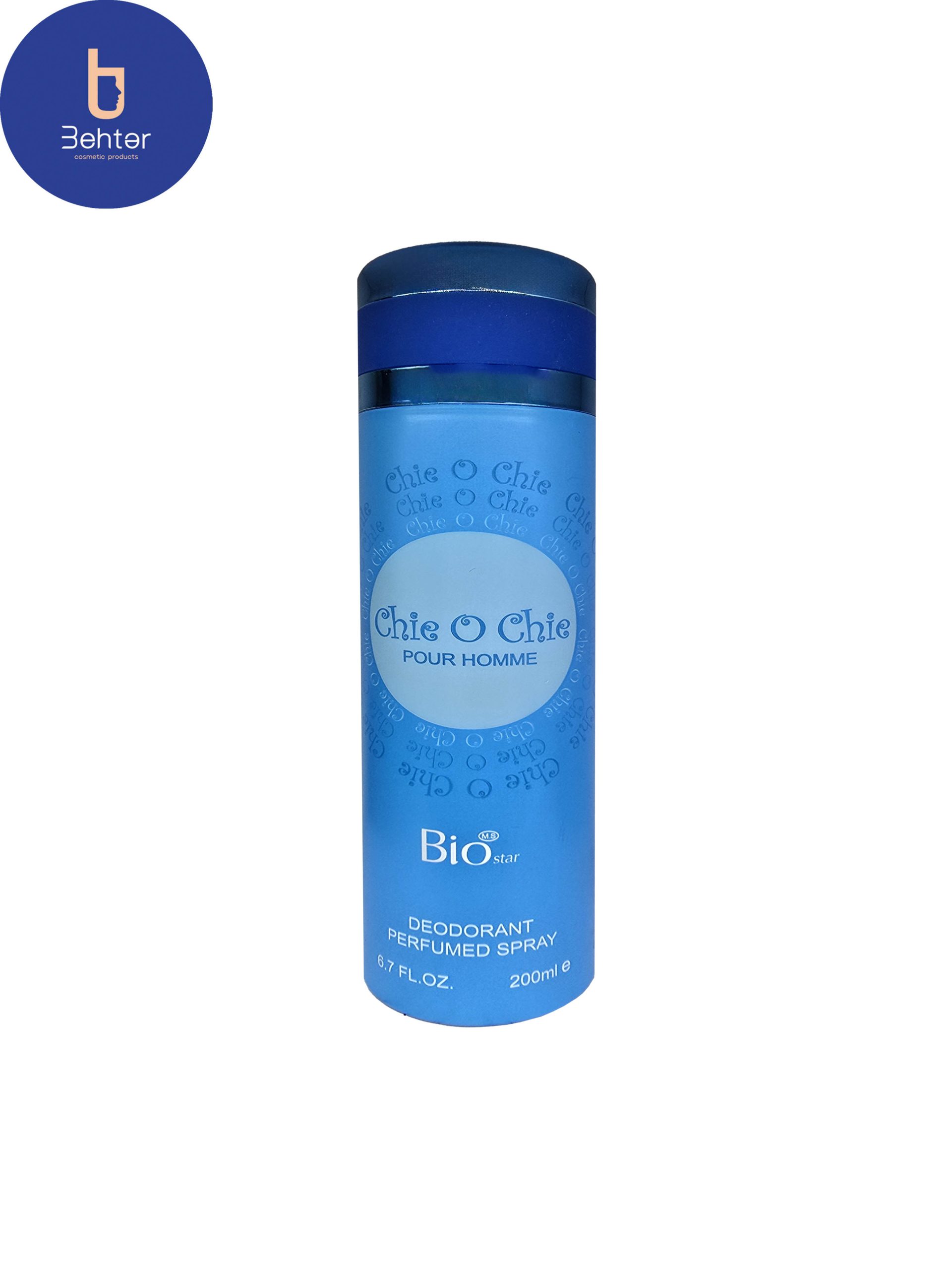 اسپری خوشبو کننده بیواستار اسانس چی چی مردانه حجم 200میل  Deodorant Spray Biostar , Chi Chi Men’s Essential Oil ,200ml