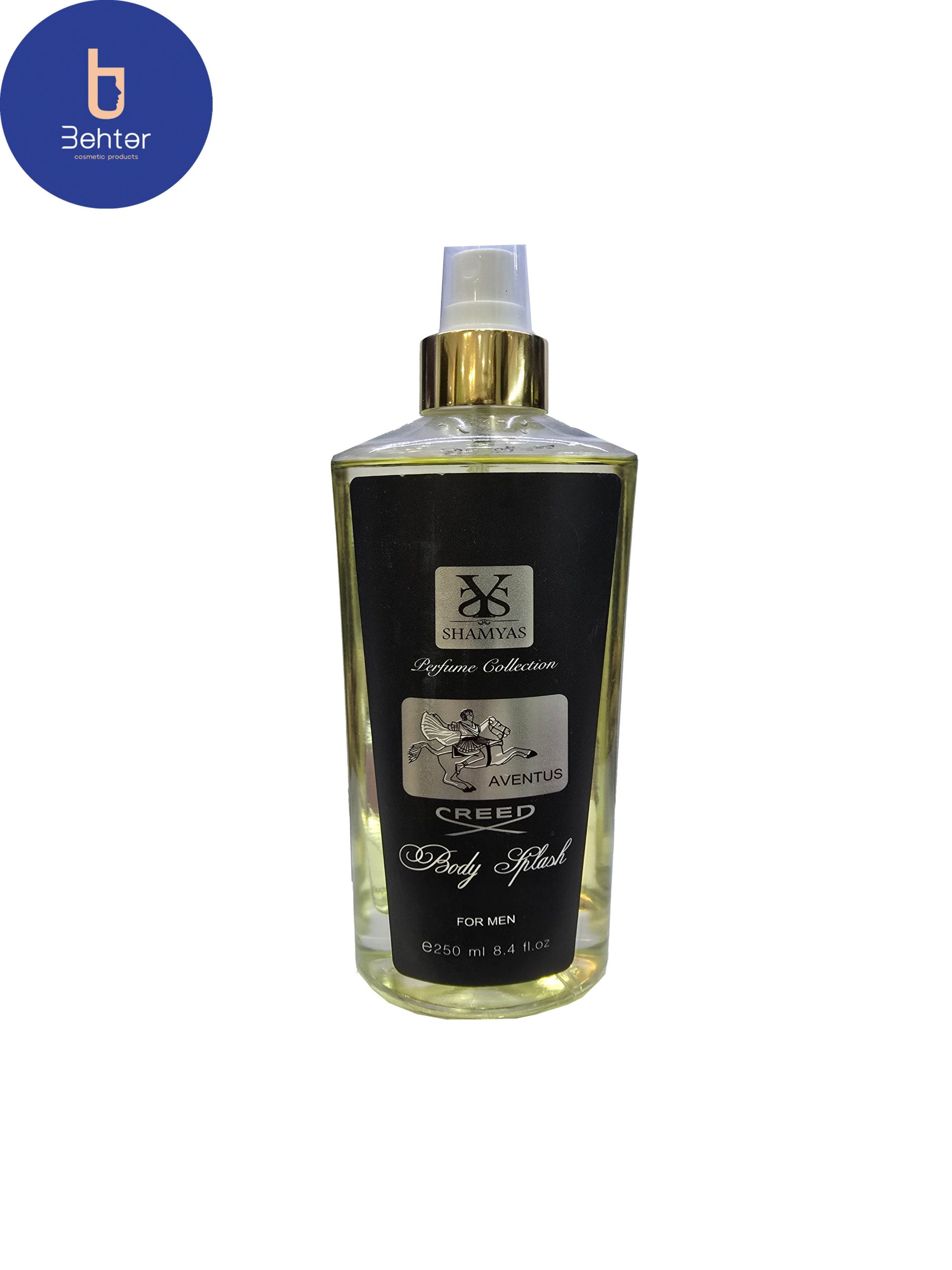 بادی اسپلش برند شمیاس اسانس کرید اونتوس حجم 250میل Body Splash Shamyas Brand, Creed Aventus Essential Oil, 250ml