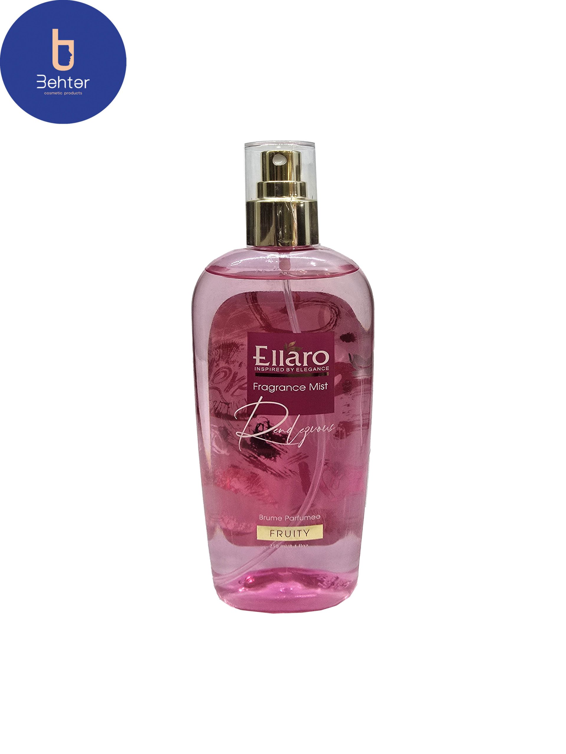 بادی اسپلش برند الارو مدل راندوو حجم 250میل Body Splash Ellaro brand, Rendezvous model, volume 250 ml