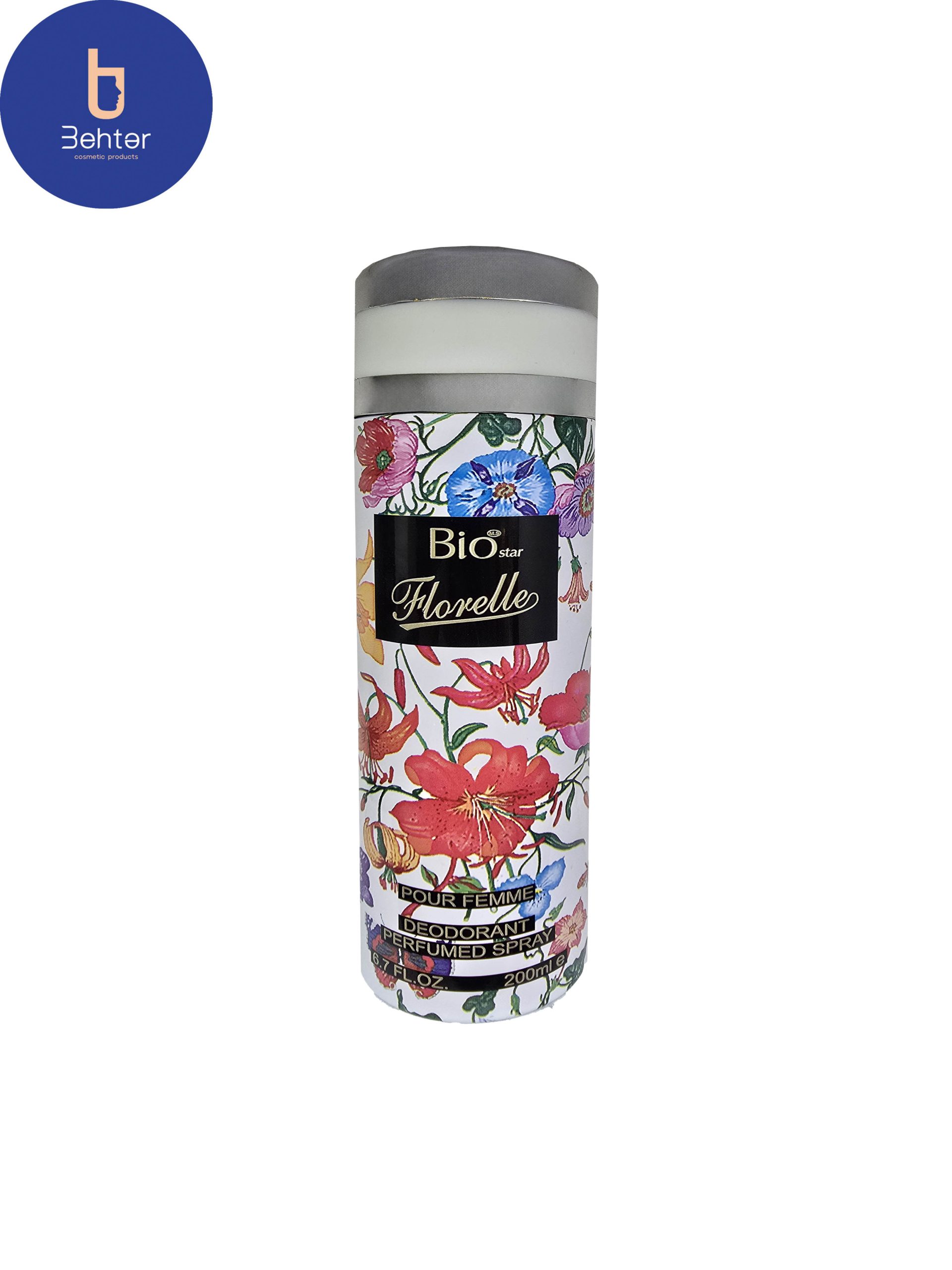 اسپری خوشبو کننده بیواستار اسانس گوچی فلورا حجم 200میل Deodorant Spray Biostar ,Gucci Flora Essential Oil ,200ml