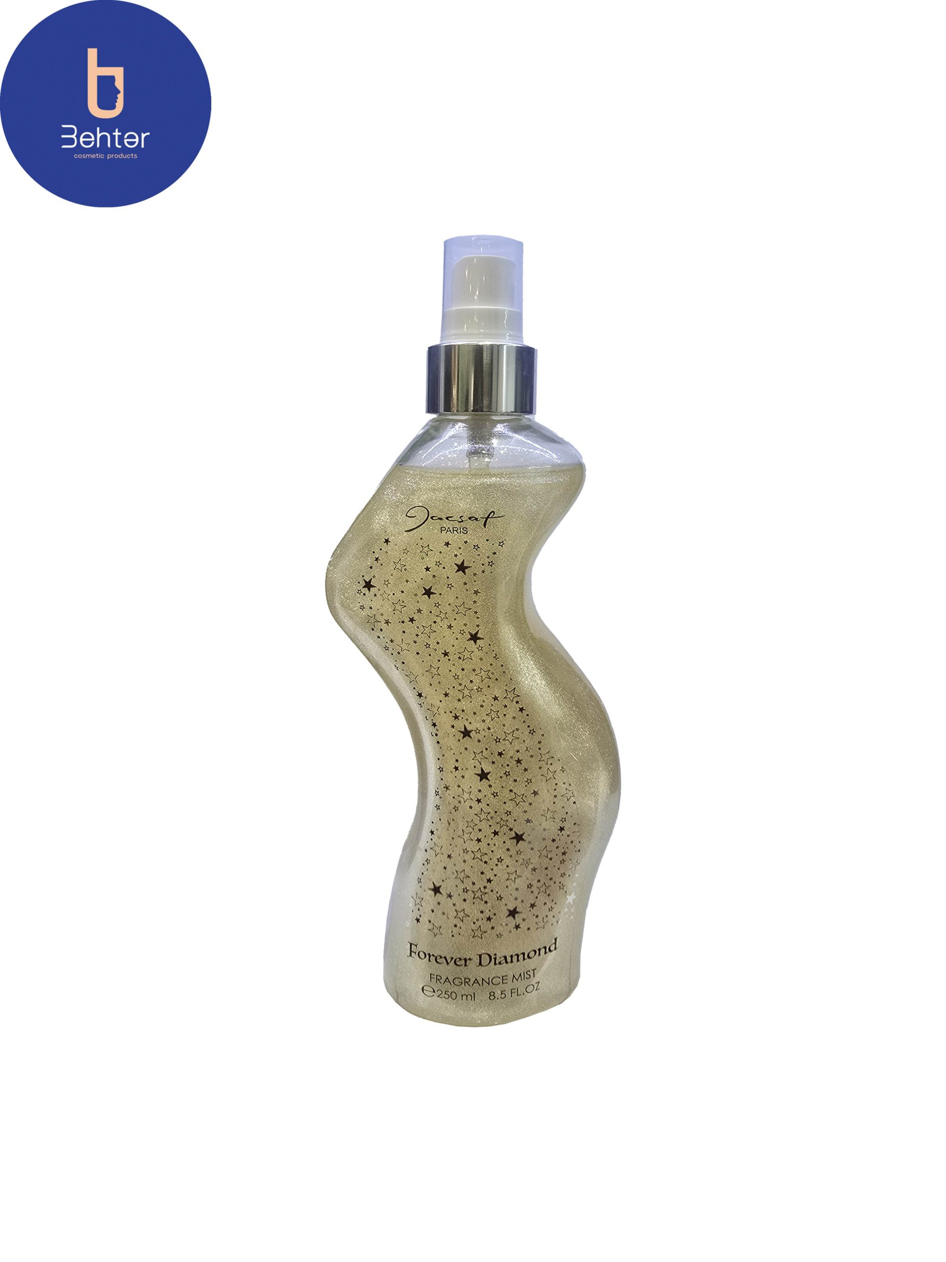 بادی اسپلش برند ژک ساف اسانس فوراور دیاموند حجم 250میل Body Splash Jacsaf Brand ,Forever Diamond Essential Oil ,250ml