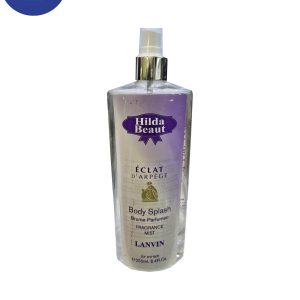 بادی اسپلش برند هیلدا بیوت اسانس لانوین اکلت حجم 250میل Body Splash Hilda Beaut brand , Lanvin Eclat Essential Oil ,250ml