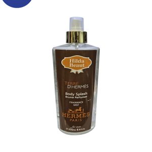 بادی اسپلش برند هیلدا بیوت اسانس تق هرمس حجم 250میل Body Splash Hilda beaut brand, Terrre d hermes Essential Oil, 250ml