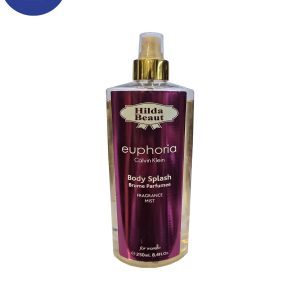 بادی اسپلش برند هیلدا بیوت اسانس ایفوریا حجم 250میل Body Splash Hilda Beaut ,Euphoria Essential Oil, 250ml