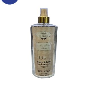 بادی اسپلش برند هیلدا بیوت اسانس میس دیور حجم 250میل Body Splash Hilda Beaut , Miss Dior Essential Oil, 250ml