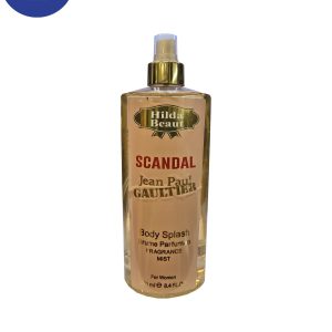 بادی اسپلش برند هیلدا بیوت اسانس اسکندال حجم 250میل Body Splash Hilda Beaut brand, Scandal Essential Oil, 250ml