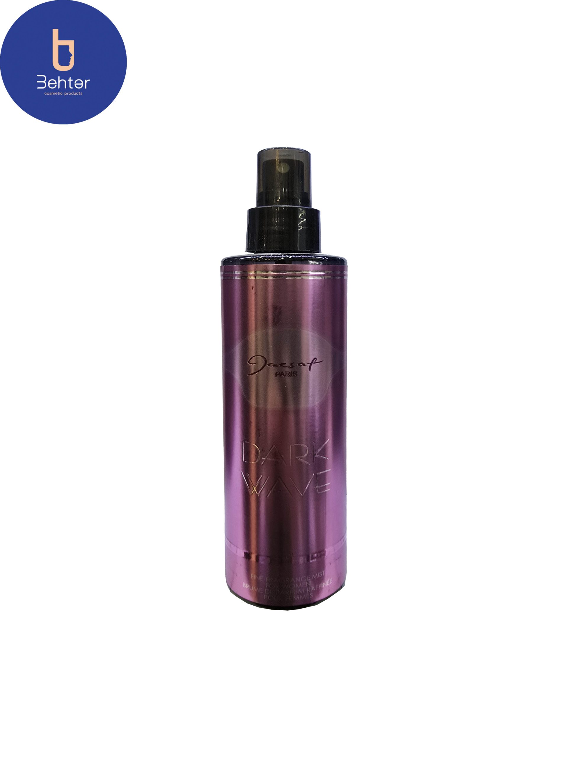 بادی اسپلش برند ژک ساف اسانس دارک ویو حجم 200میل Body Splash Jacsaf Brand, Dark Wave Essential Oil, 200ml
