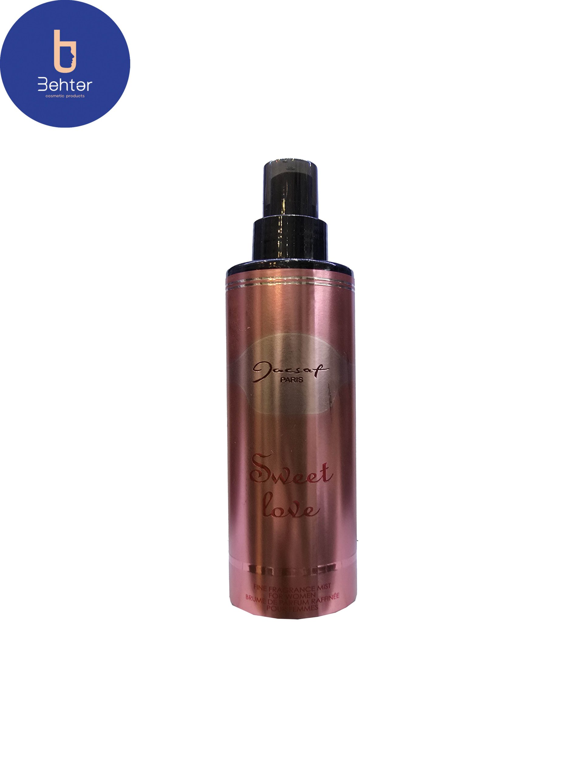 بادی اسپلش برند ژک ساف اسانس سوییت لاو حجم 200میل Body Splash Jacsaf Brand, Sweet Love Essential Oil, 200ml