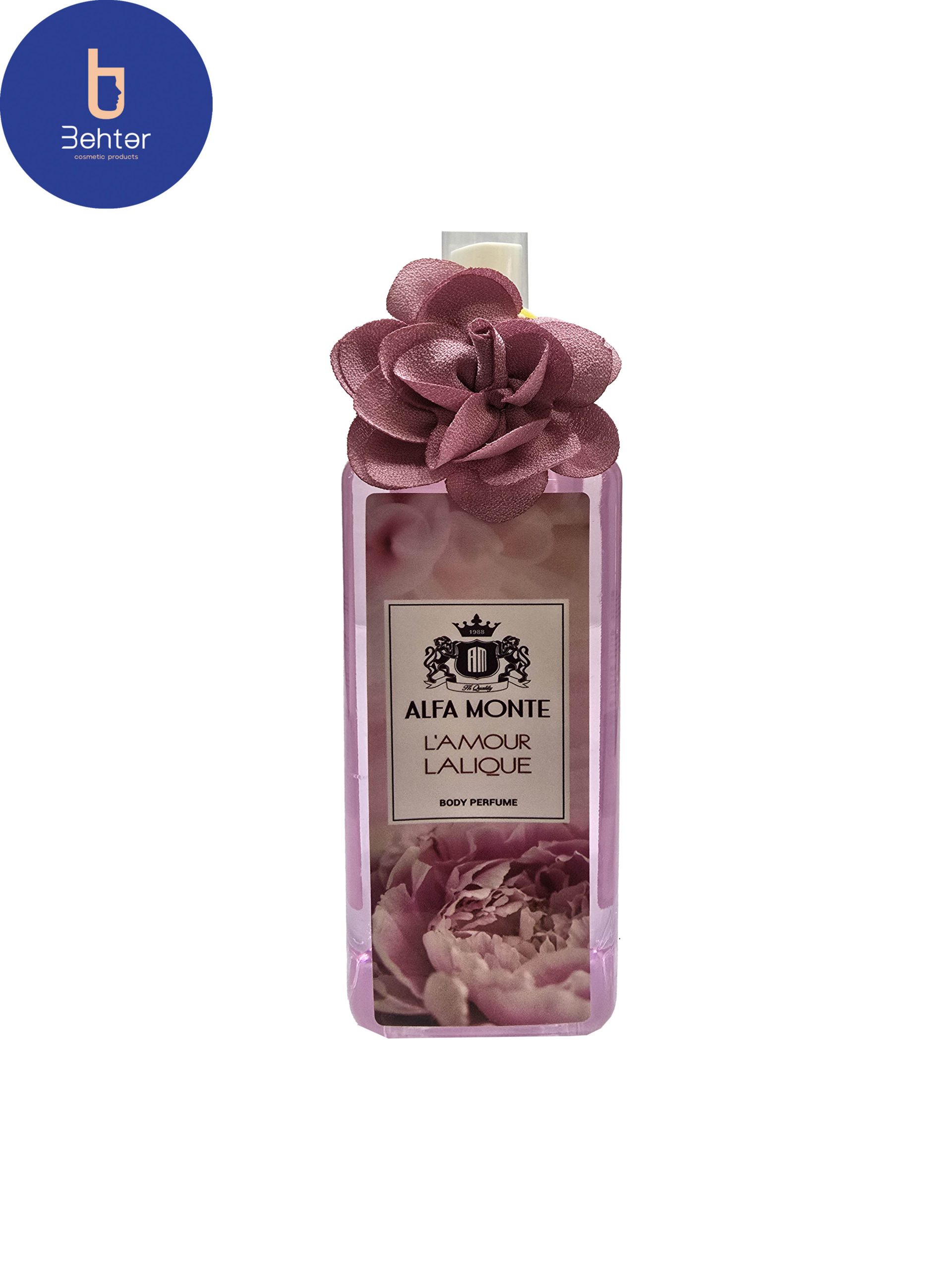 بادی اسپلش برند الفامونت اسانس لالیک لامور حجم 260میل Body Splash Brand Alfa monte Lalique L’Amour Essence Volume ,260ml