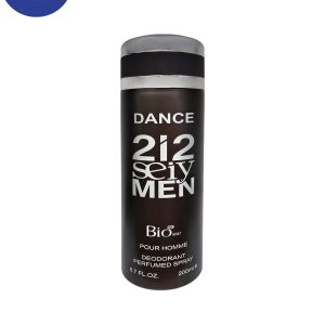 اسپری خوشبو کننده بیواستار اسانس 212 سکسی مردانه حجم 200میل  Deodorant Spray Biostar, 212 Sexy Men’s Essential Oil ,200ml