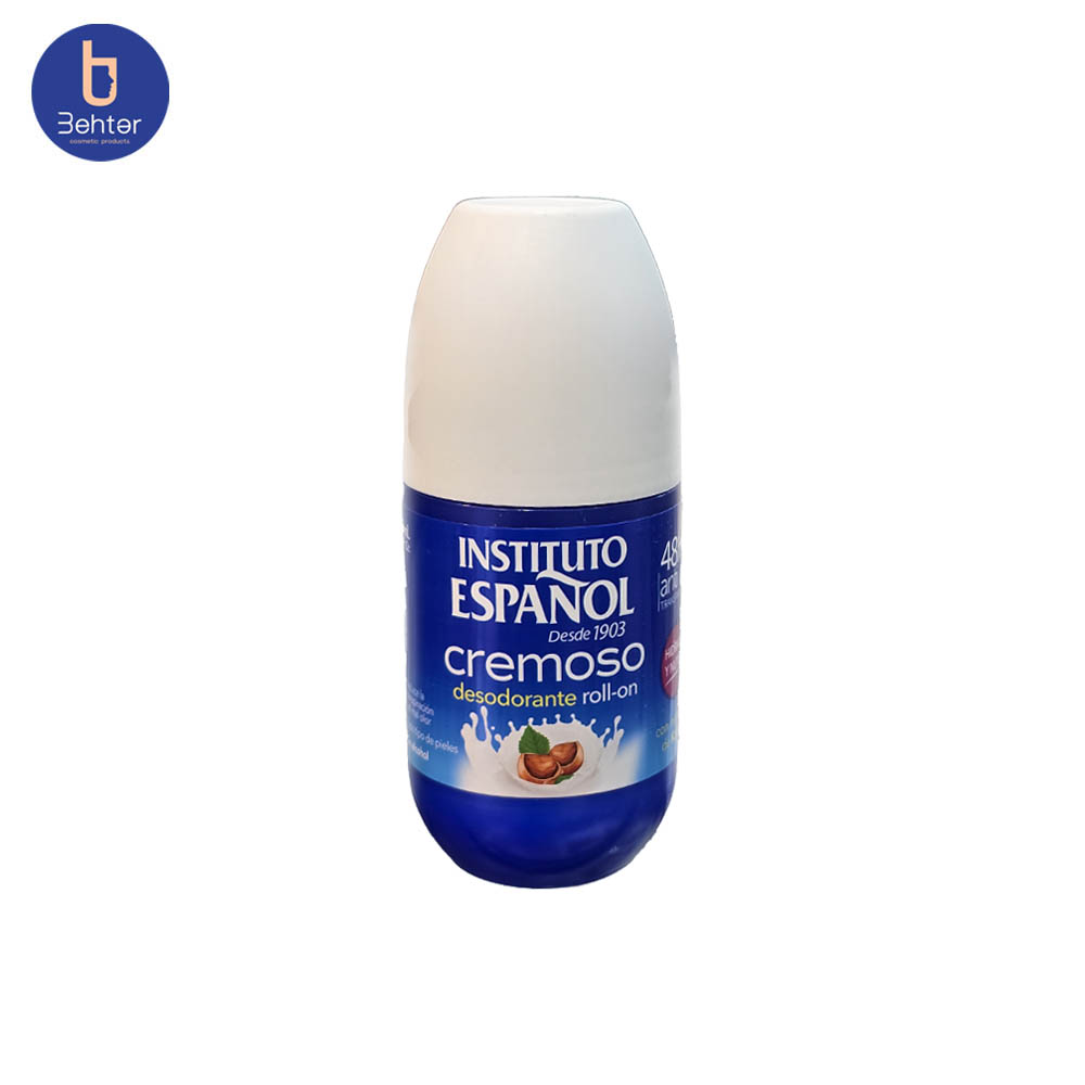 مام رول ضد تعریق اسپانول حاوی خامه و فندق حجم 75میل Espanol antiperspirant roll-on with cream and hazelnuts, 75ml