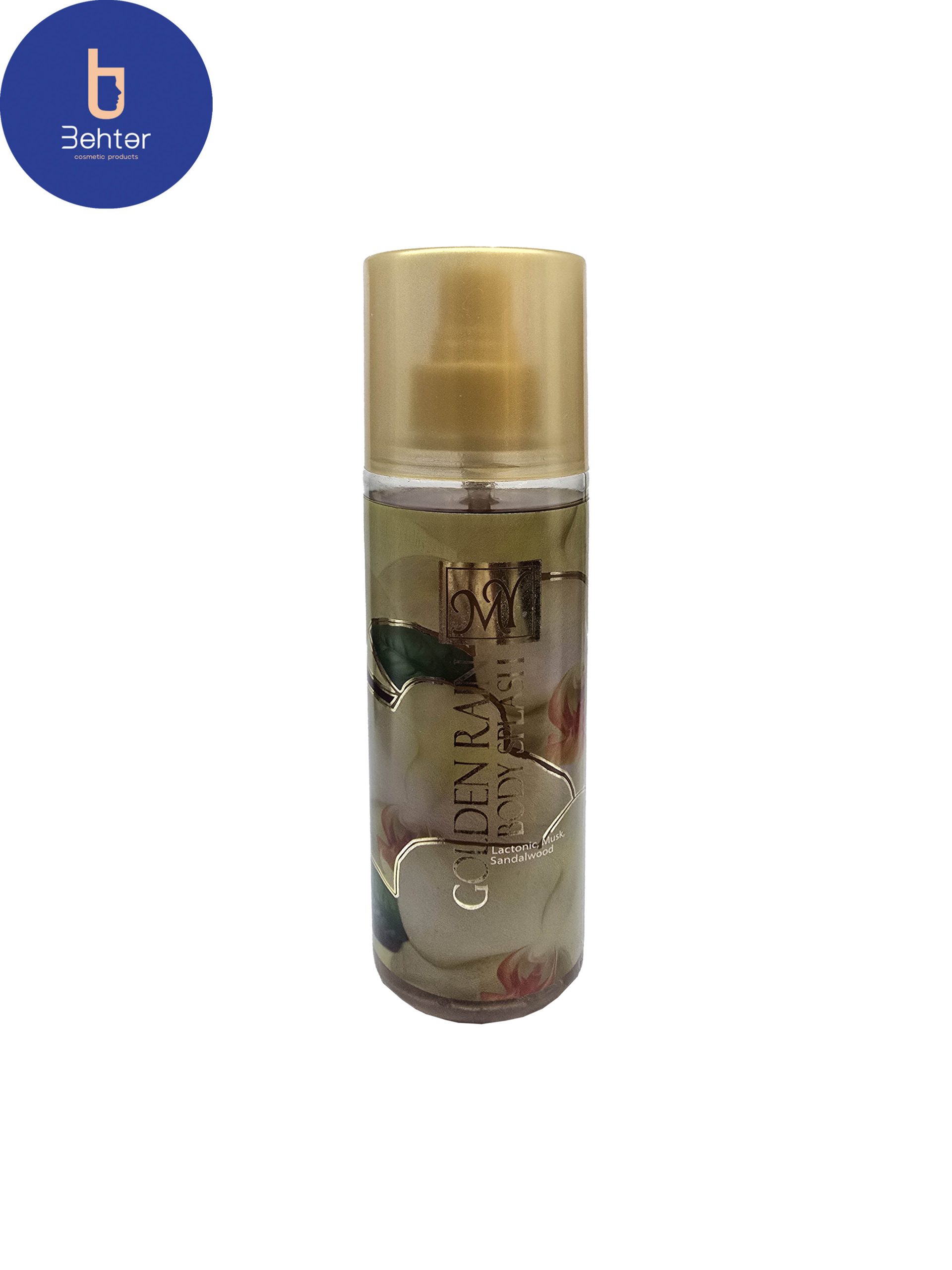 بادی اسپلش برند مای مدل گلدن رین حجم 200میل  Body Splash My Brand , Golden Rain Model, 200ml