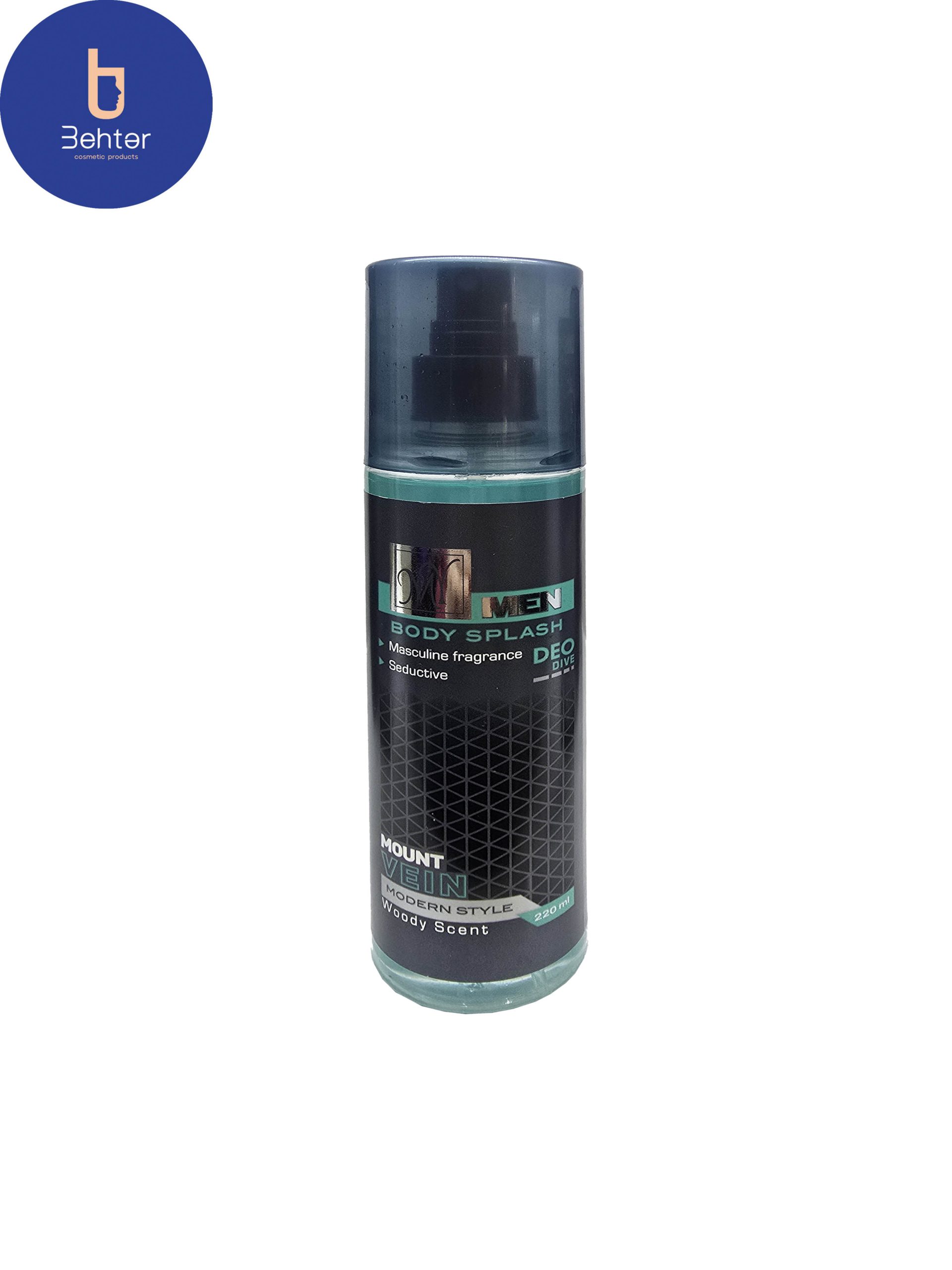بادی اسپلش برند مای مدل مونت وین حجم 220میل Body Splash My Brand , Mount Vein Model, Volume 220ml