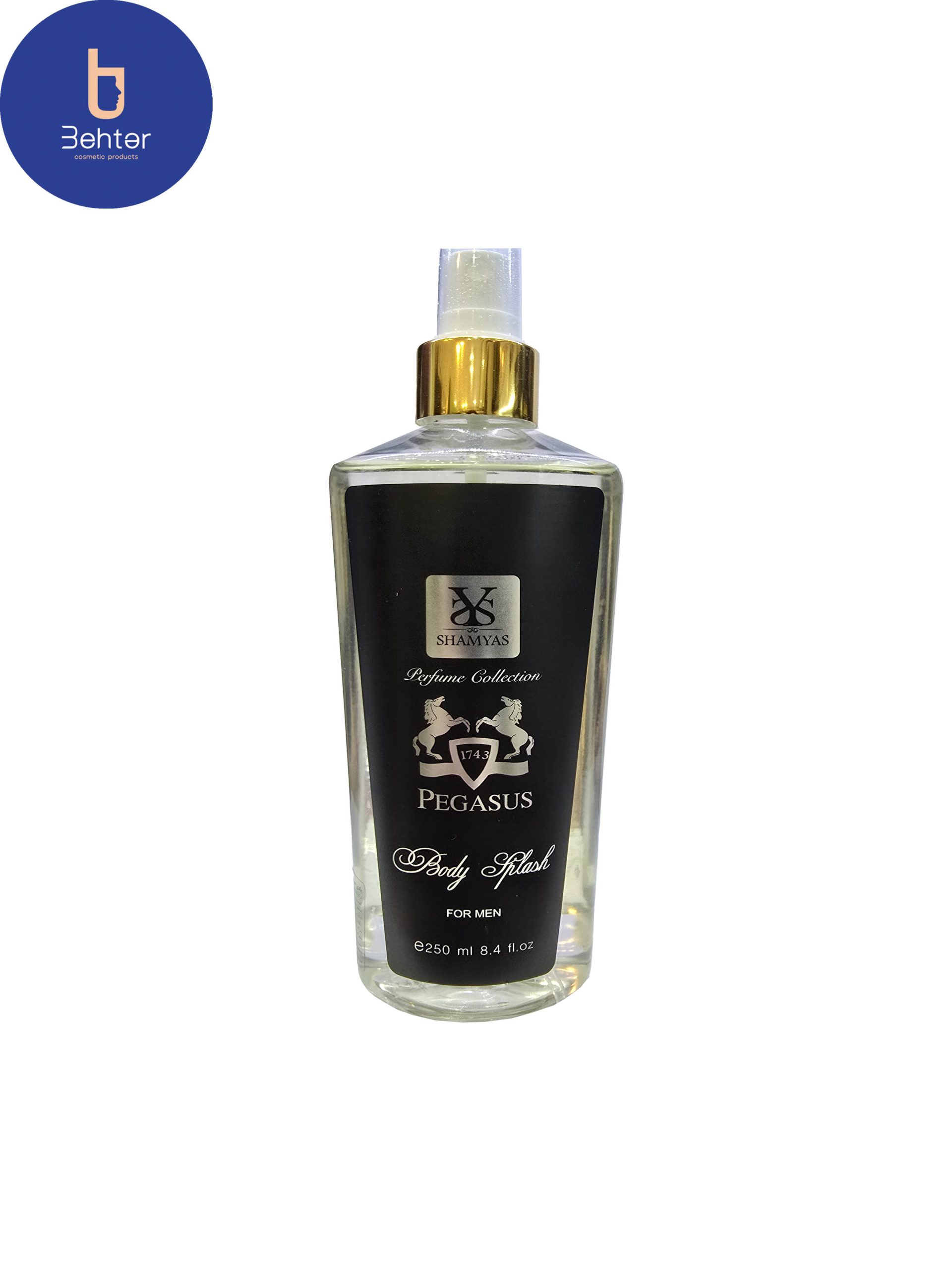 بادی اسپلش برند شمیاس اسانس مارلی پگاسوس حجم 250میل Body Splash Shamyas Brand, Marly Pegasus Essential Oil , 250ml