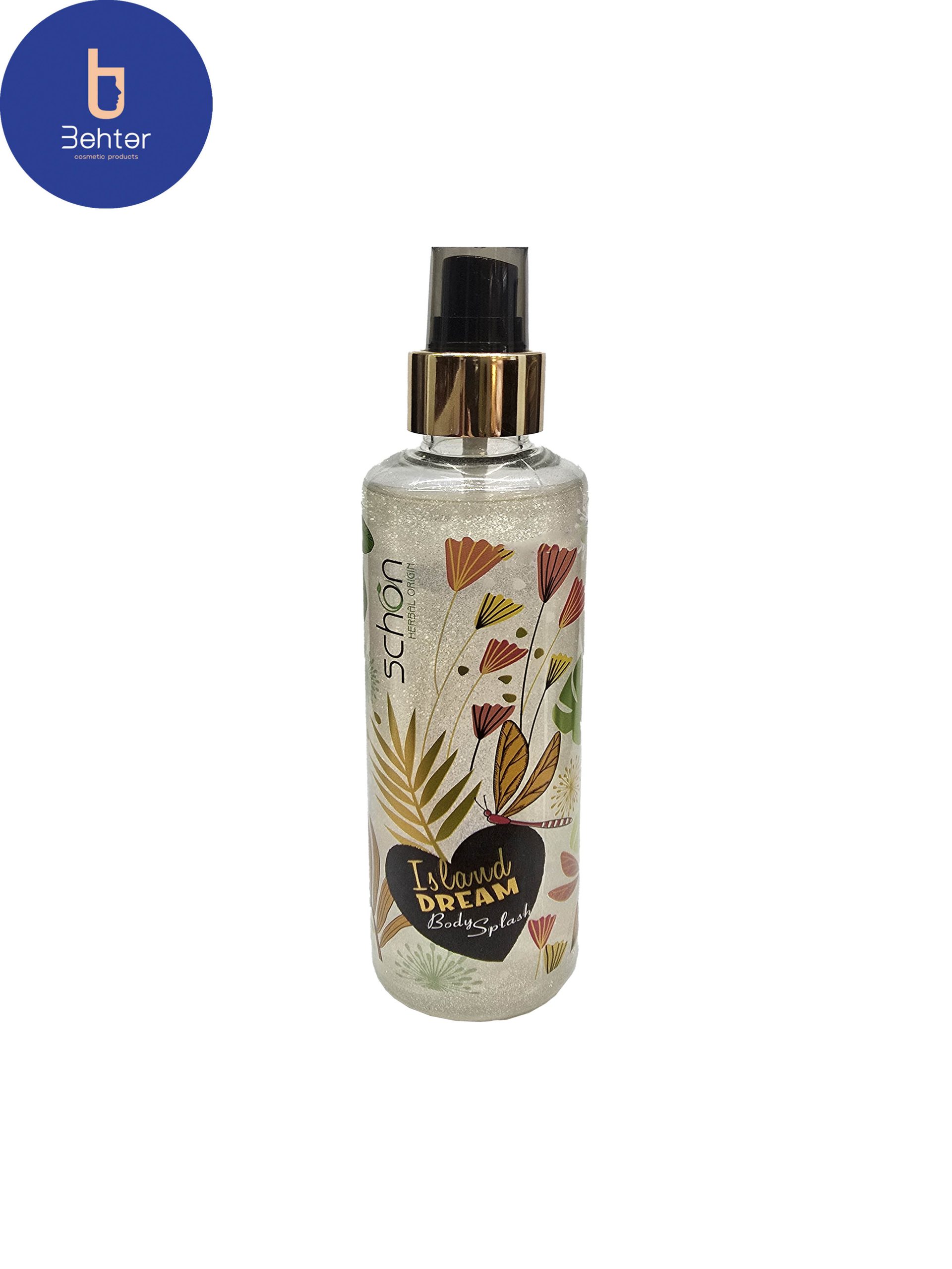 بادی اسپلش برند شوون مدل آیلند دریم حجم 220میل Body Splash Schon Brand,Island Dream Model ,Volume 220ml