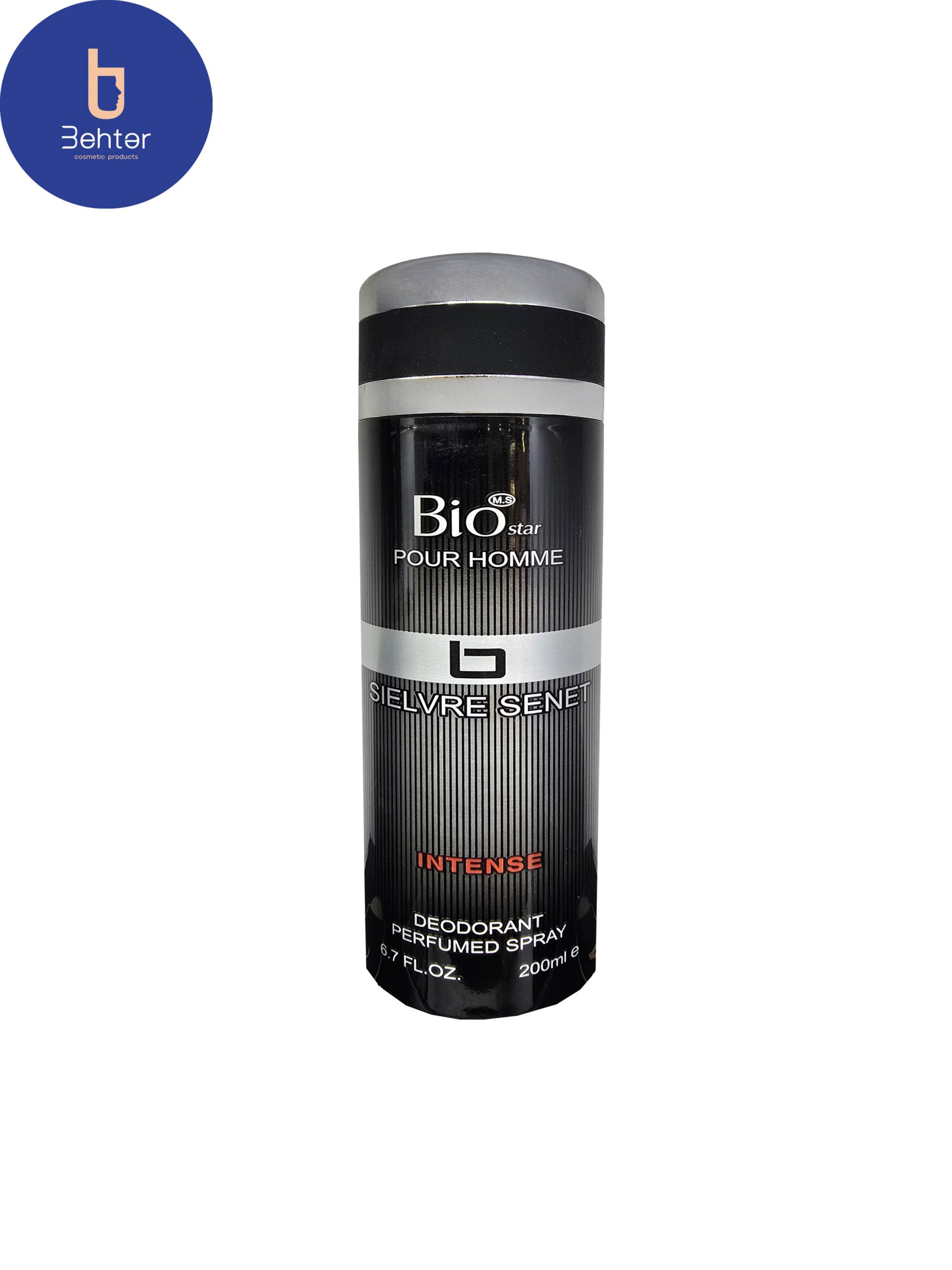 اسپری خوشبو کننده بیواستار اسانس سیلور سنت حجم 200میل Deodorant Spray Biostar , Silver Scent Essential Oil ,200ml