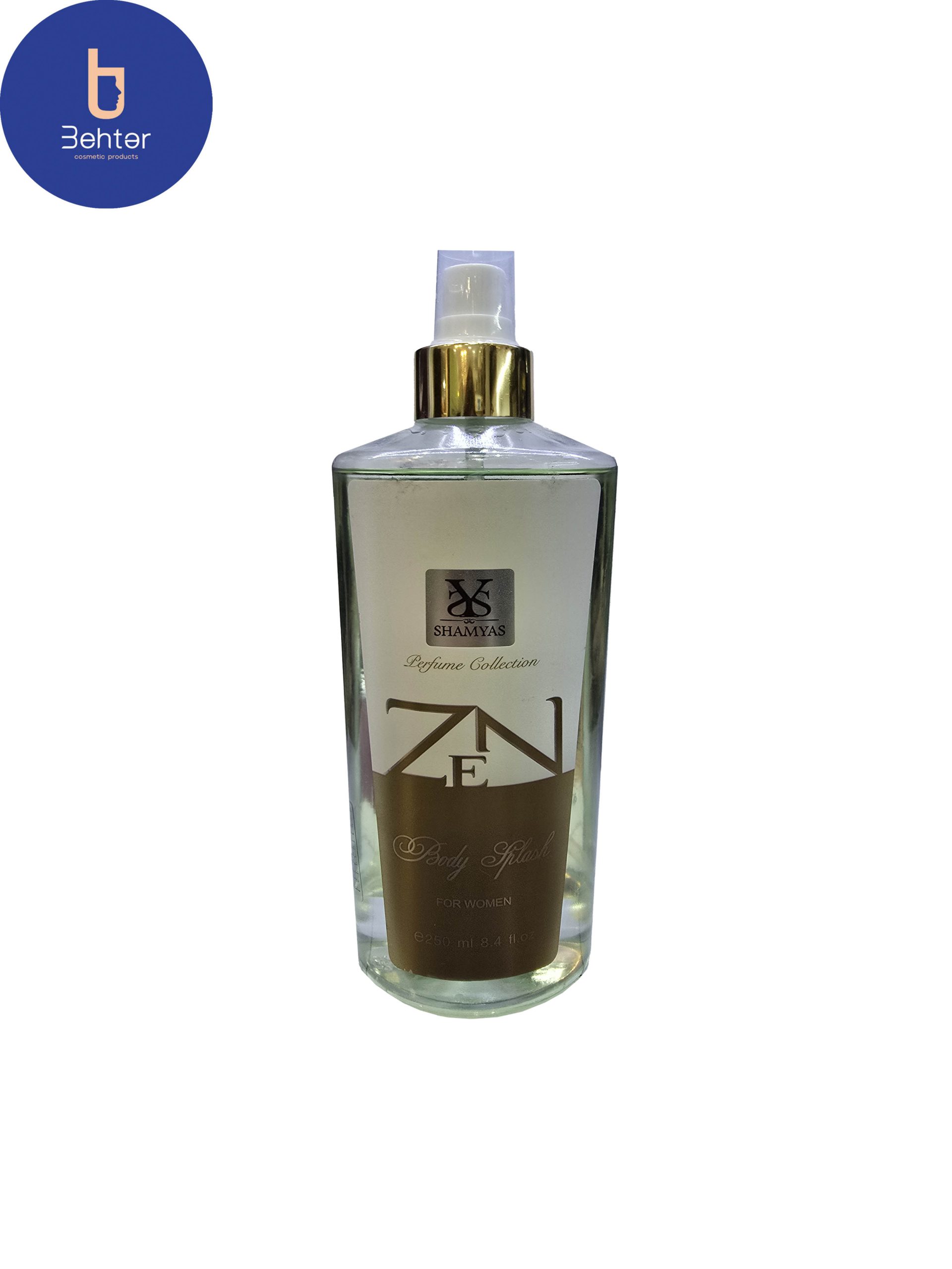 بادی اسپلش برند شمیاس اسانس زِن حجم 250میل Body Splash Shamyas Brand Zen Essential Oil, 250ml