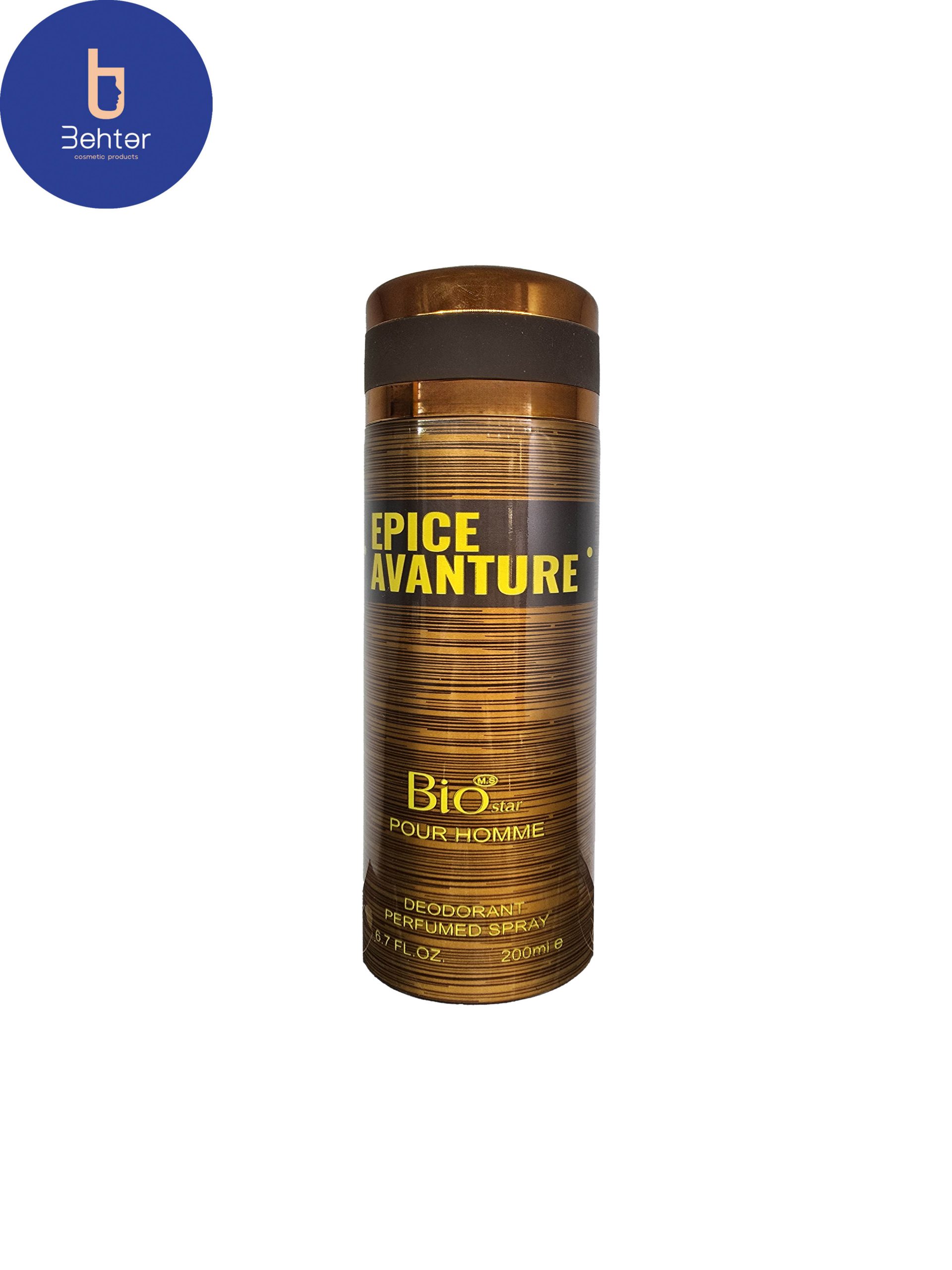 اسپری خوشبو کننده بیواستار اسانس امپر اپیک ادونچر حجم 200میل Deodorant Spray Biostar , Emper Epic Adventure Essential Oil , 200ml