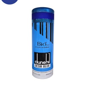 اسپری خوشبو کننده بیواستار اسانس دانهیل ابی حجم 200میل  Deodorant Spray Biostar , Dunhill Desire Blue Essential Oil, 200ml