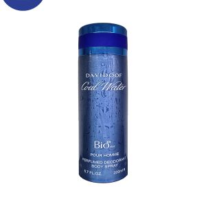 اسپری خوشبو کننده بیواستار اسانس دیویدوف کول واتر حجم 200میل Deodorant Spray Biostar , Davidoff Cool Water Essential Oil, 200ml