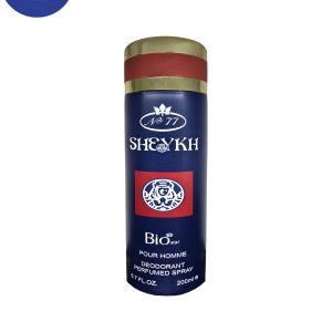 اسپری خوشبو کننده بیواستار اسانس شیخ کلاسیک شماره 77 حجم 200میل  Deodrant Spray Biostar, Classic Sheikh No. 77Essential Oil , 200ml