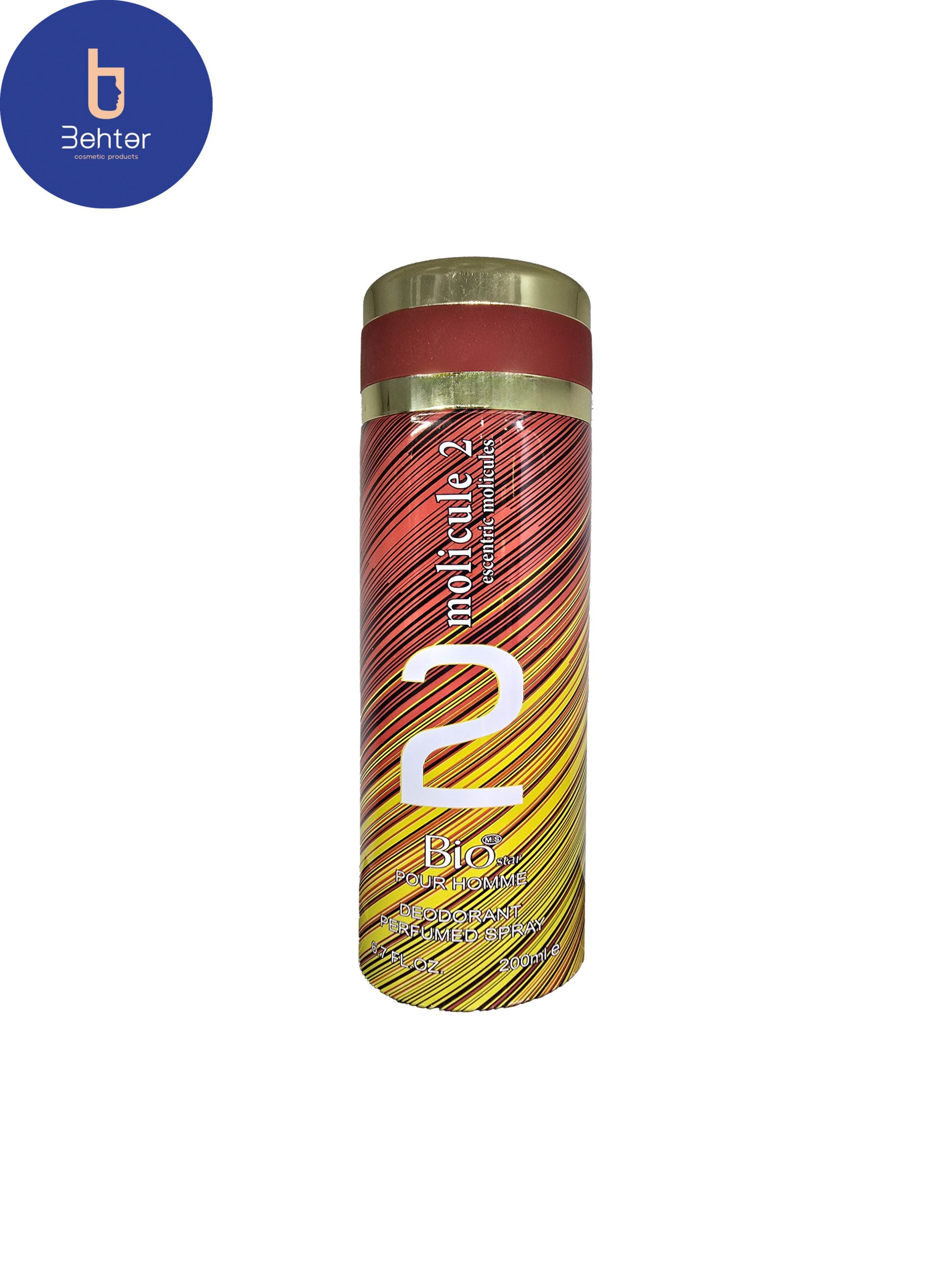 اسپری خوشبو کننده بیو استار اسانس اسنتریک مولکول 02 حجم 200میل Deodorant Spray Biostar , Molecule 02 Essential Oil, 200ml