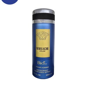 اسپری خوشبو کننده بیواستار اسانس ورساچ اروس حجم 200میل Deodorant Spray Biostar, Versace Eruse Essential Oil ,200ml